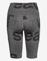 Svea - W. Big Logo Biker Shorts - träningsshorts - dark grey - 1