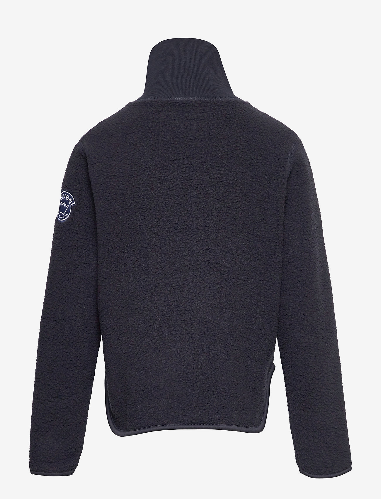 Svea - K. Pile Turtle Zip Sweat - navy - 1