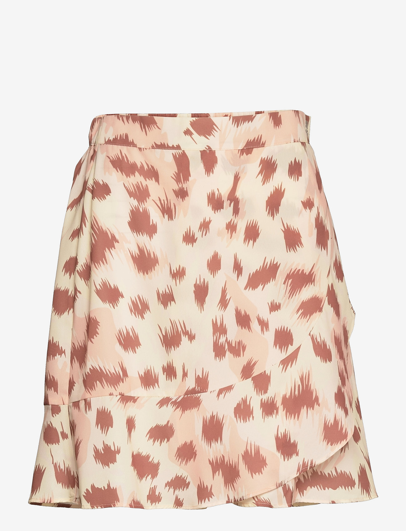 Svea - W. Short Wrap Skirt - nude deer - 0