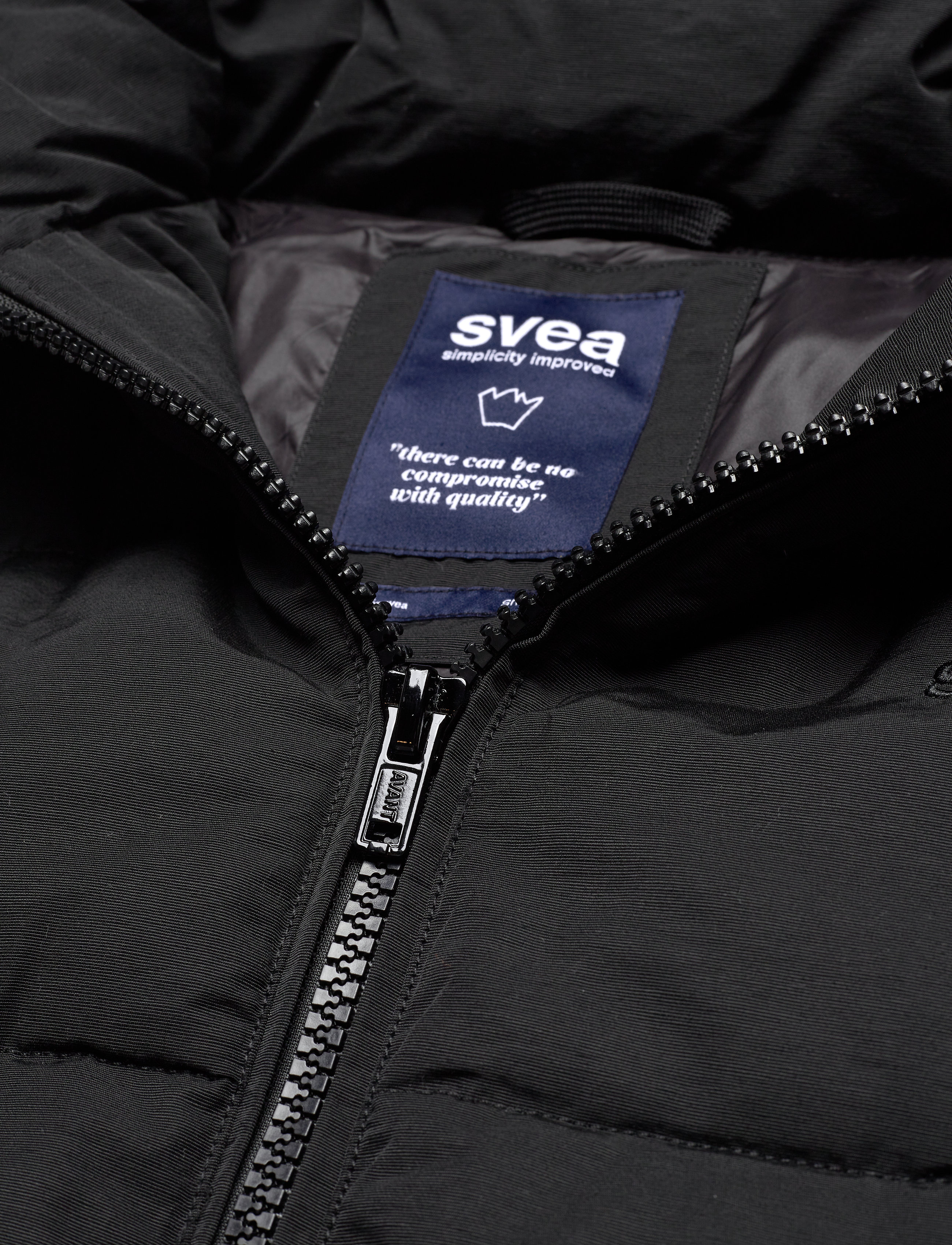 Svea - W. Hooded Puffer Jacket - donsjassen - black - 2