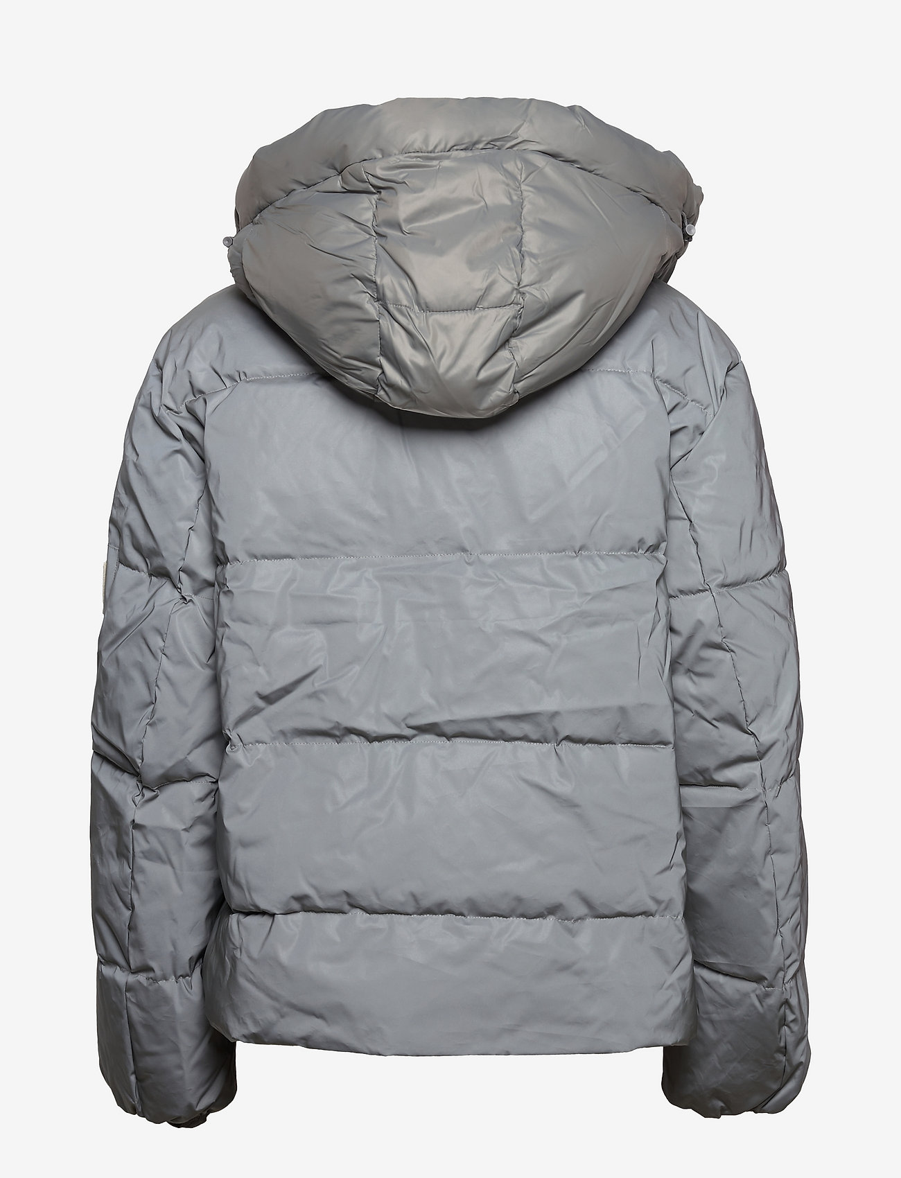 Svea - W. Hooded Reflective Puffer Jacket - silver - 1