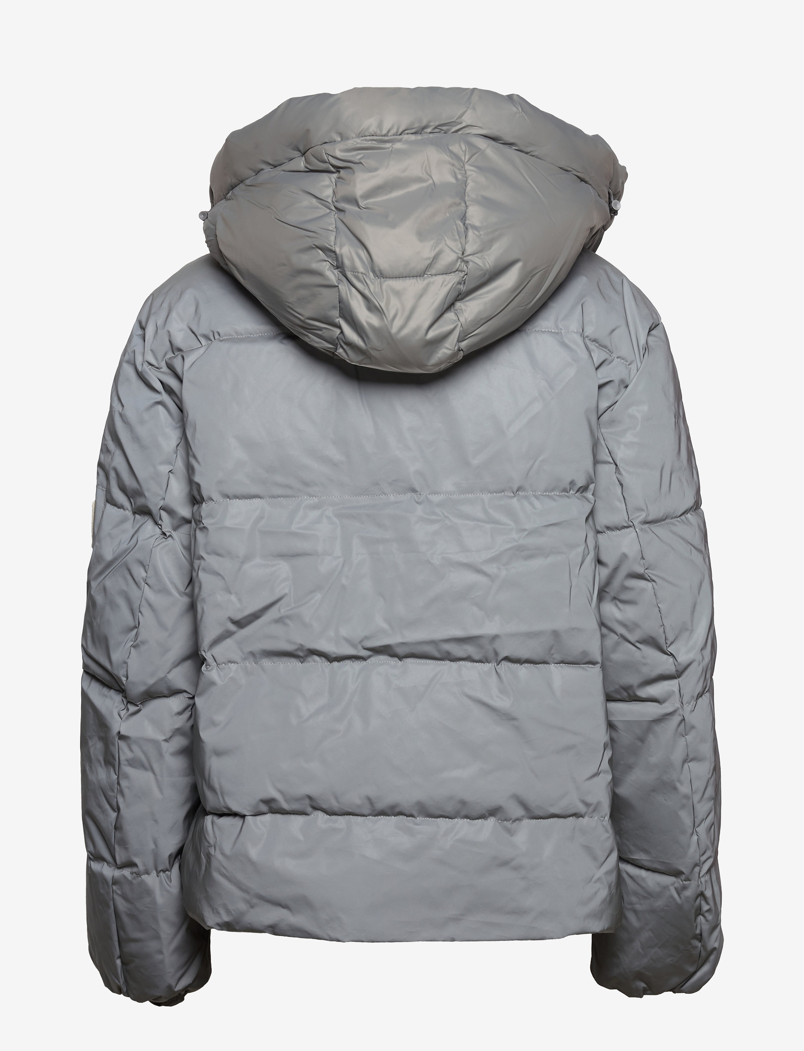 Svea - W. Hooded Reflective Puffer Jacket - silver - 1