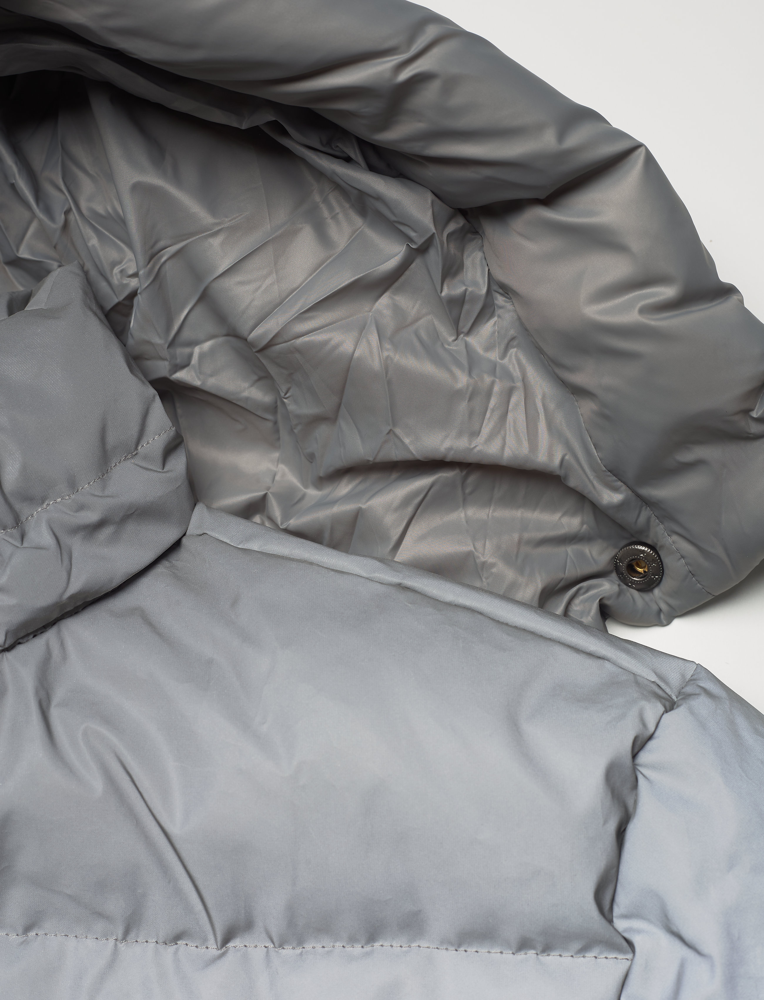 Svea - W. Hooded Reflective Puffer Jacket - silver - 5