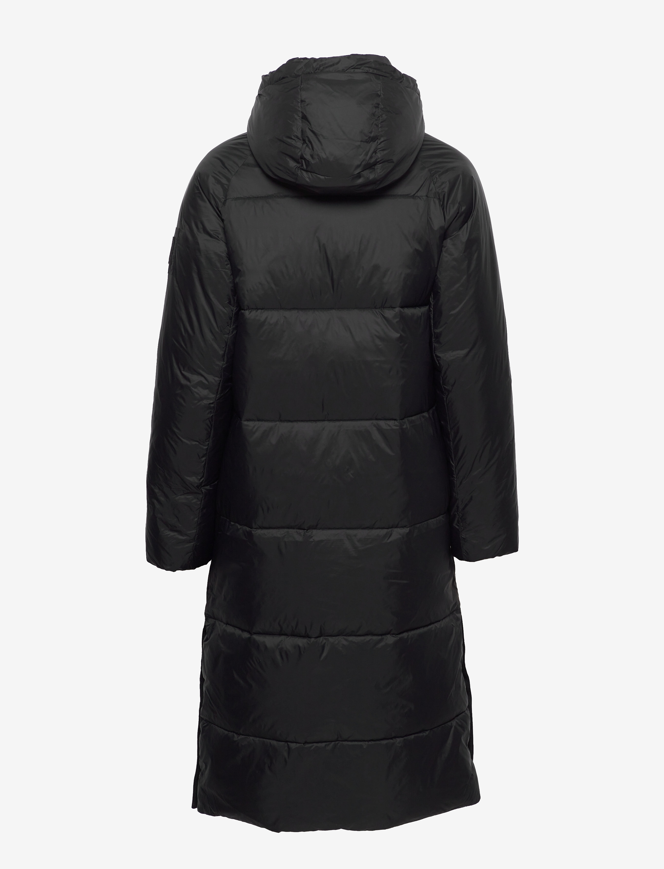 Svea - W. Loose Hood Coat - black - 1