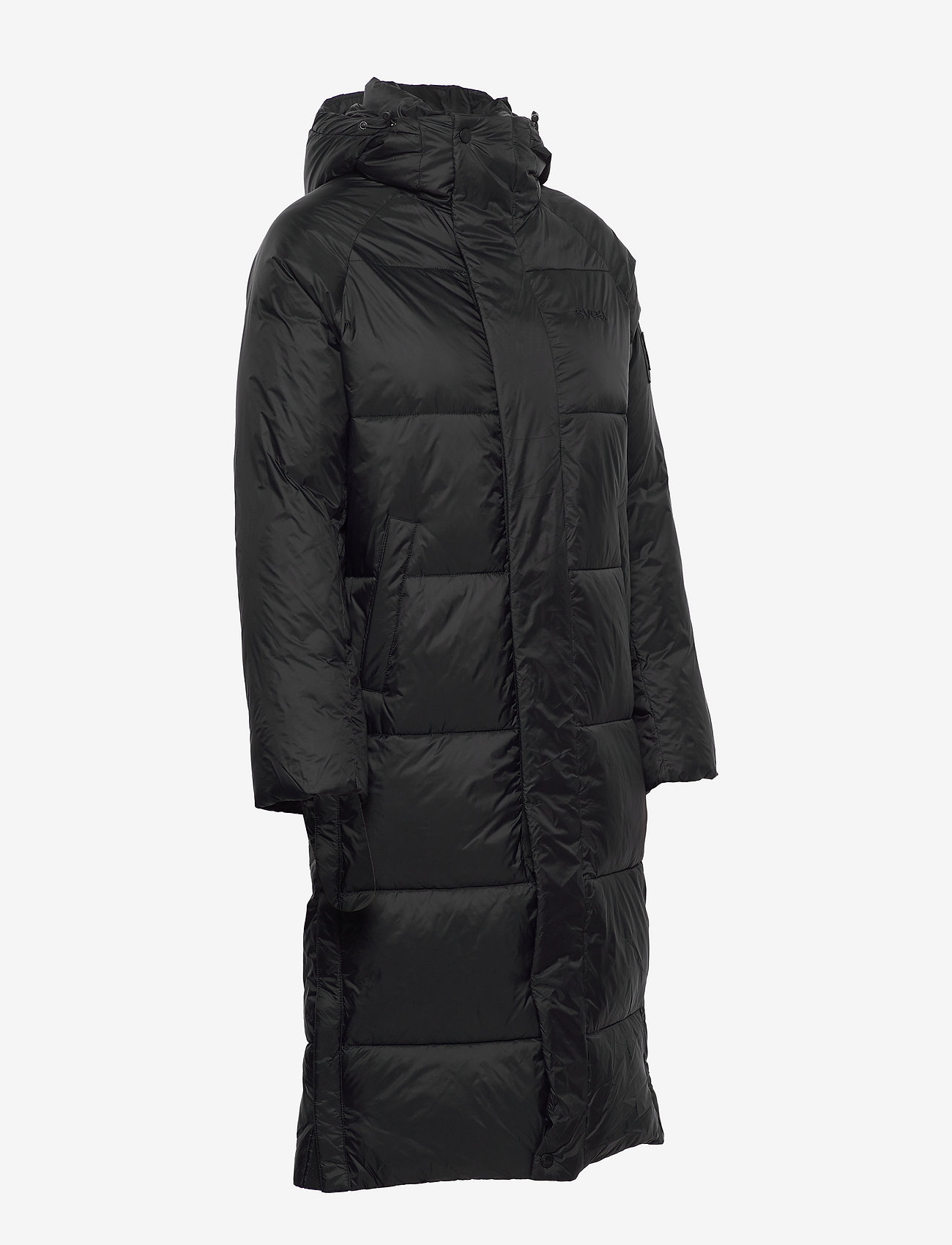Svea - W. Loose Hood Coat - black - 3