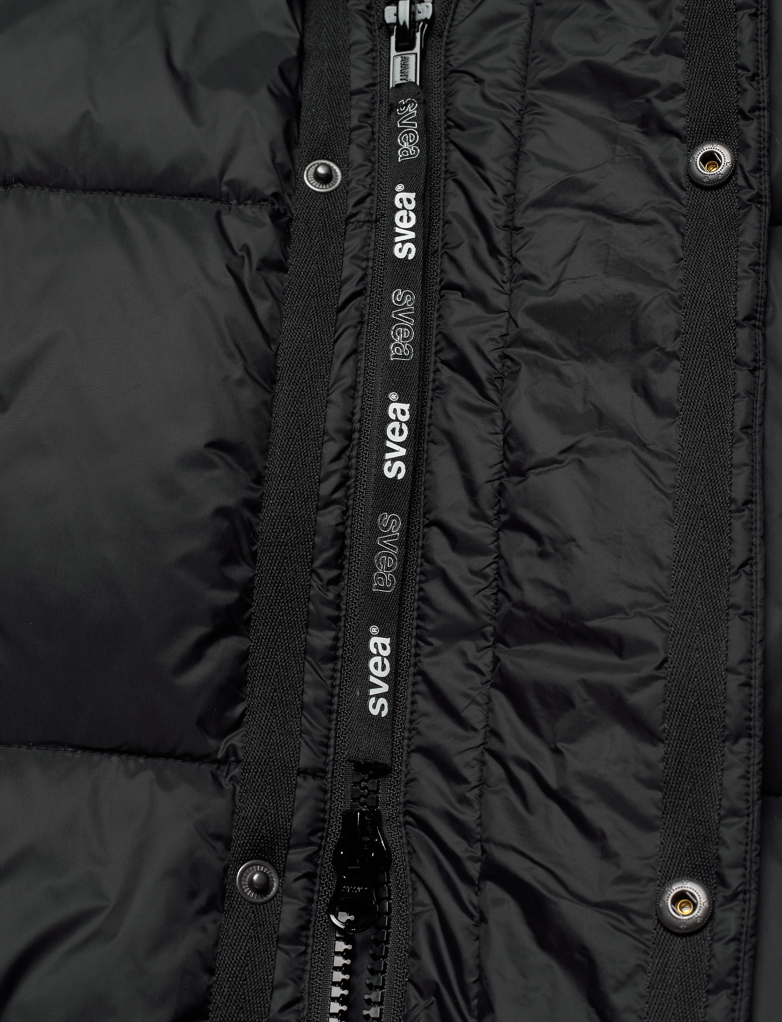 Svea - W. Loose Hood Coat - black - 5