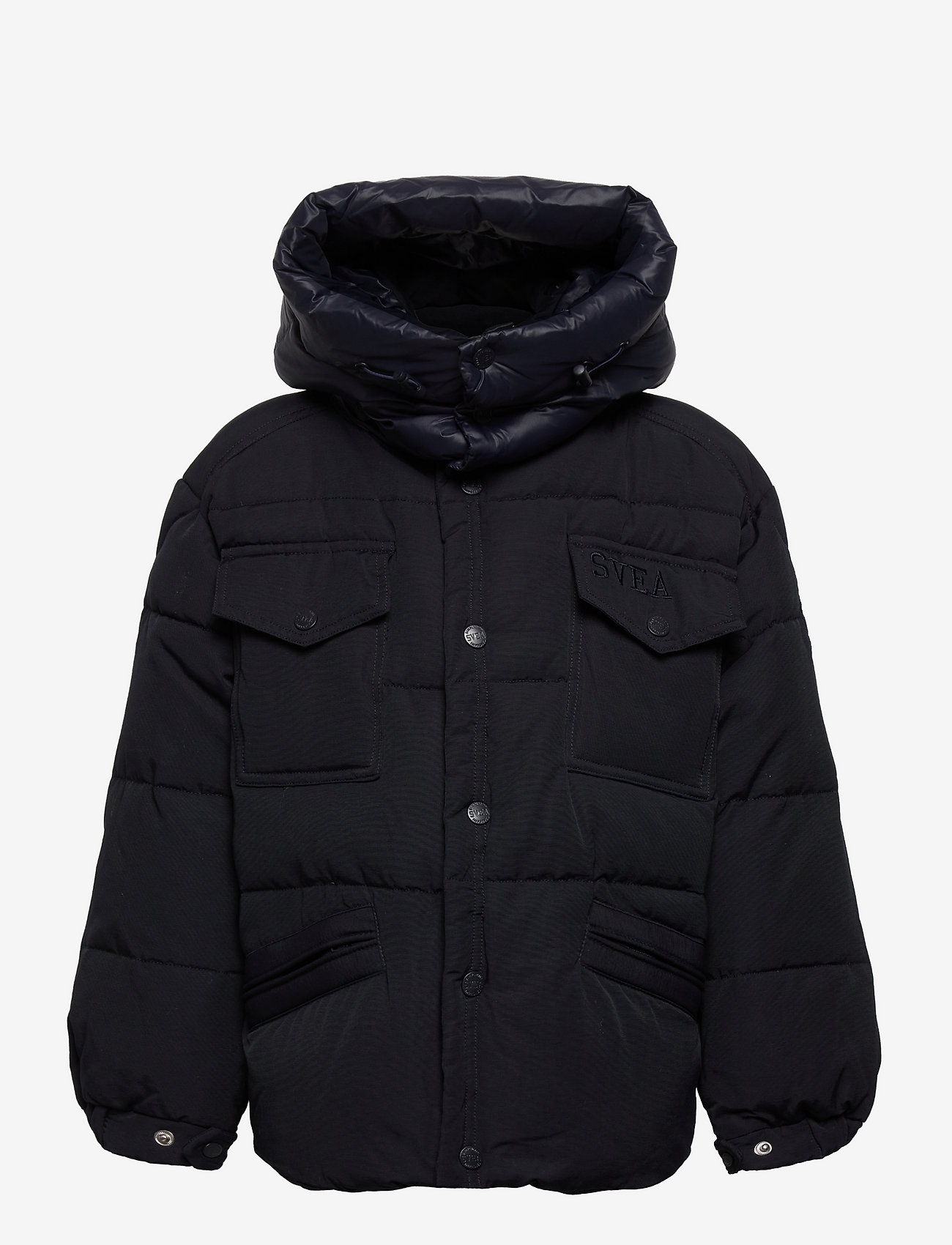 Svea - K. Chest Pocket Parka - navy - 0