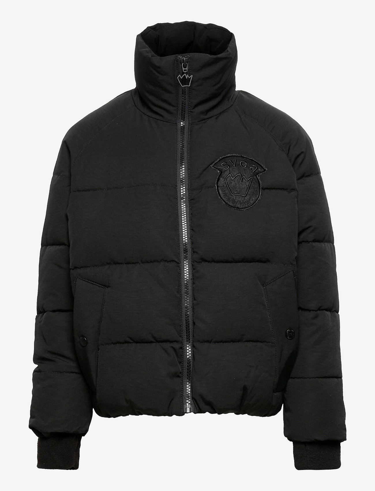Svea - K. Volume Puffer Jacket - insulated jackets - black - 0