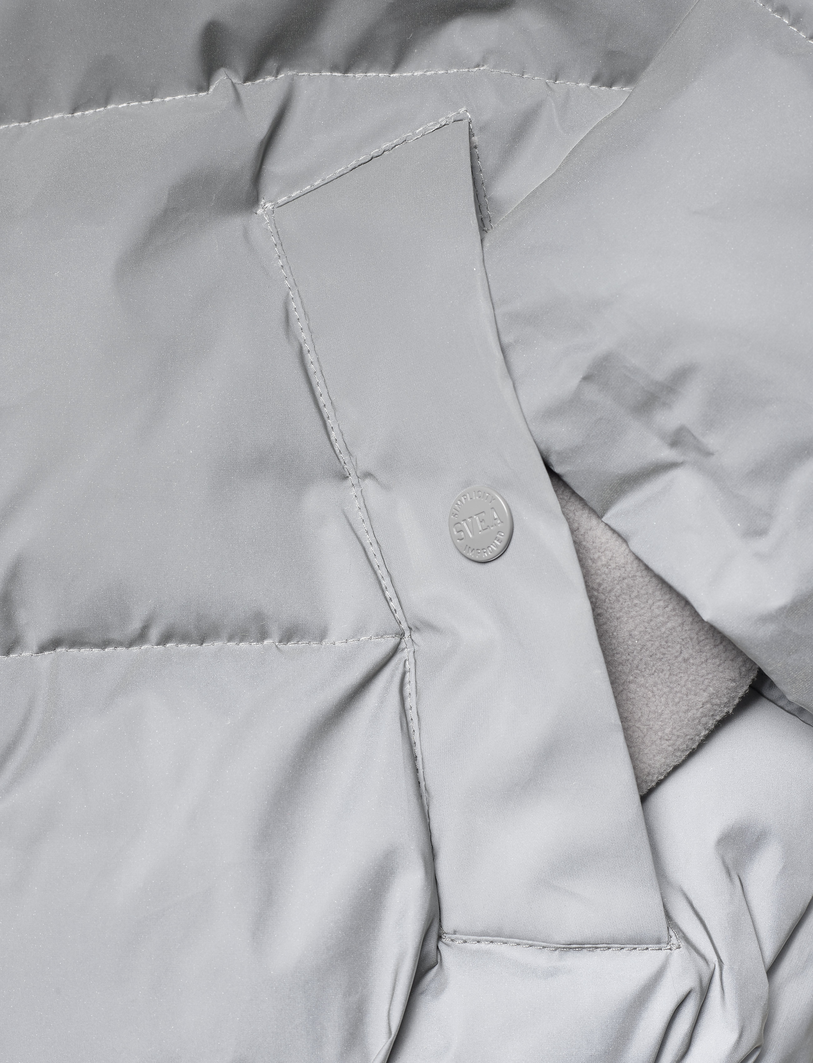 Svea - K. Reflective Volume Puffer Jacket - silver - 3
