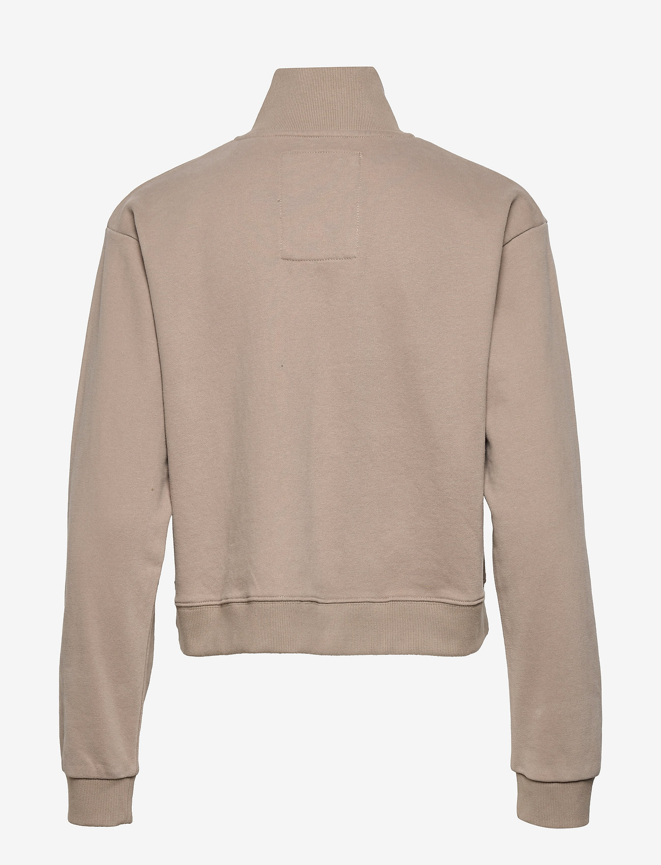 Svea - W. Half Zip Badge Sweat - mole - 1