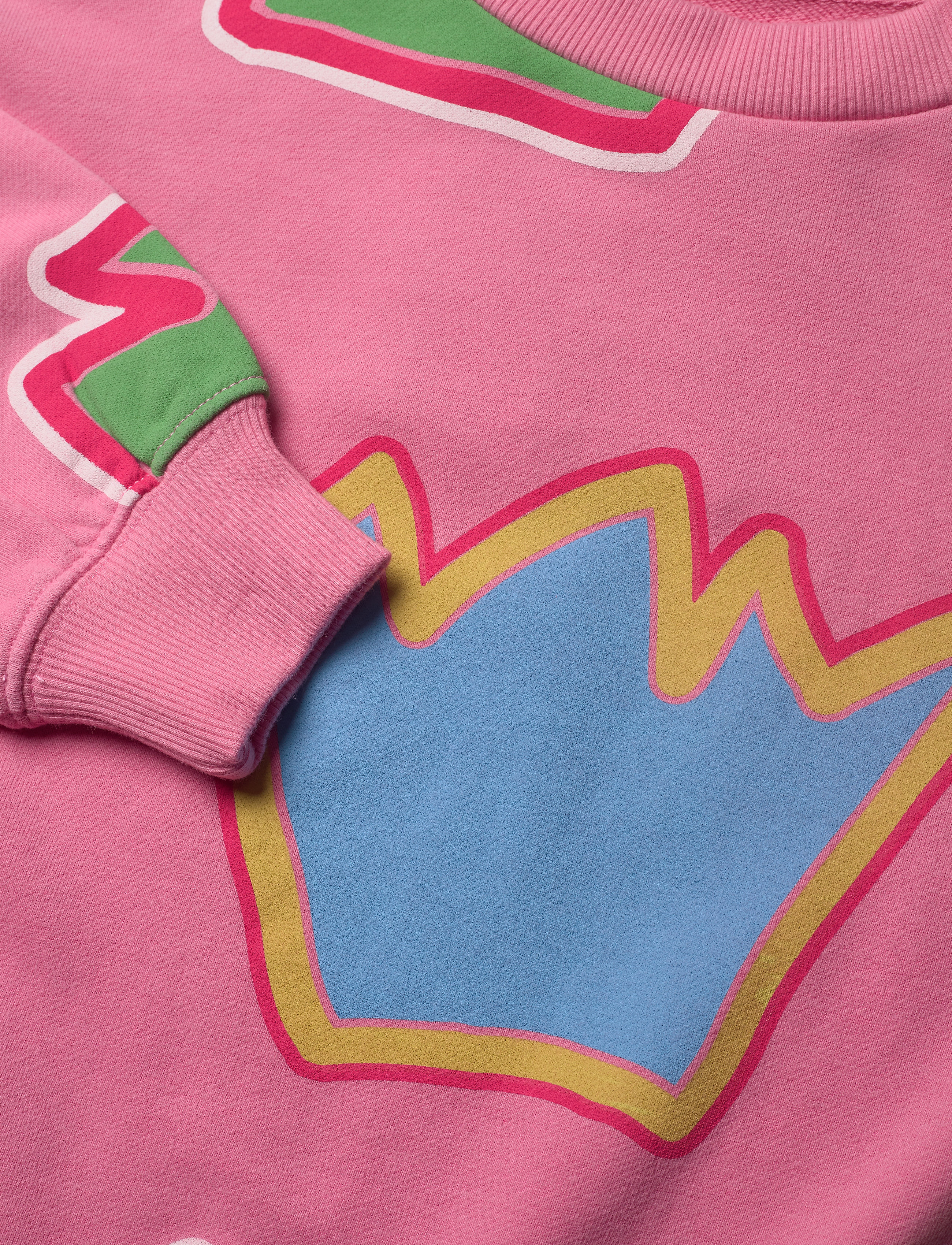 Svea - K. AOP Crew Neck Sweat - aop pink crown - 2