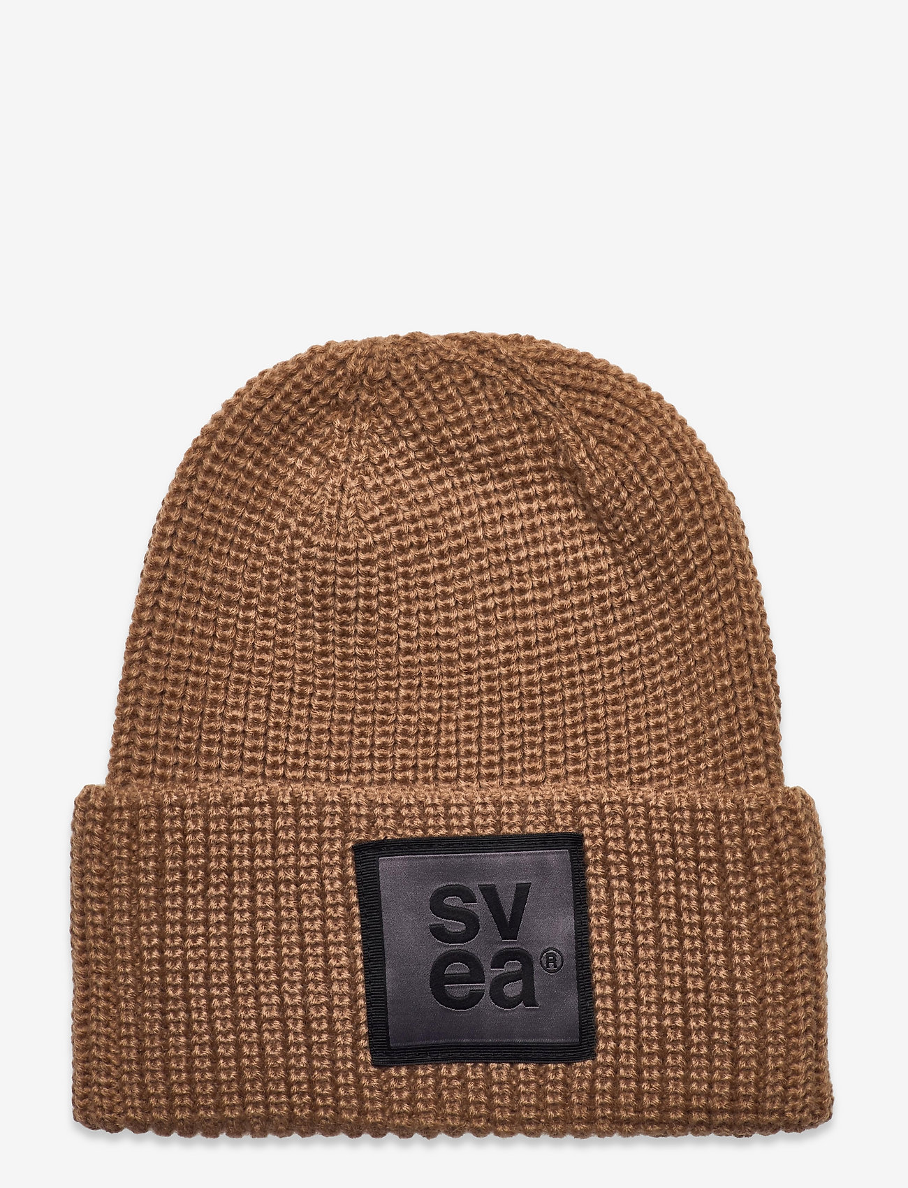 Svea - Big Badge Svea Beanie - orange kiss - 0