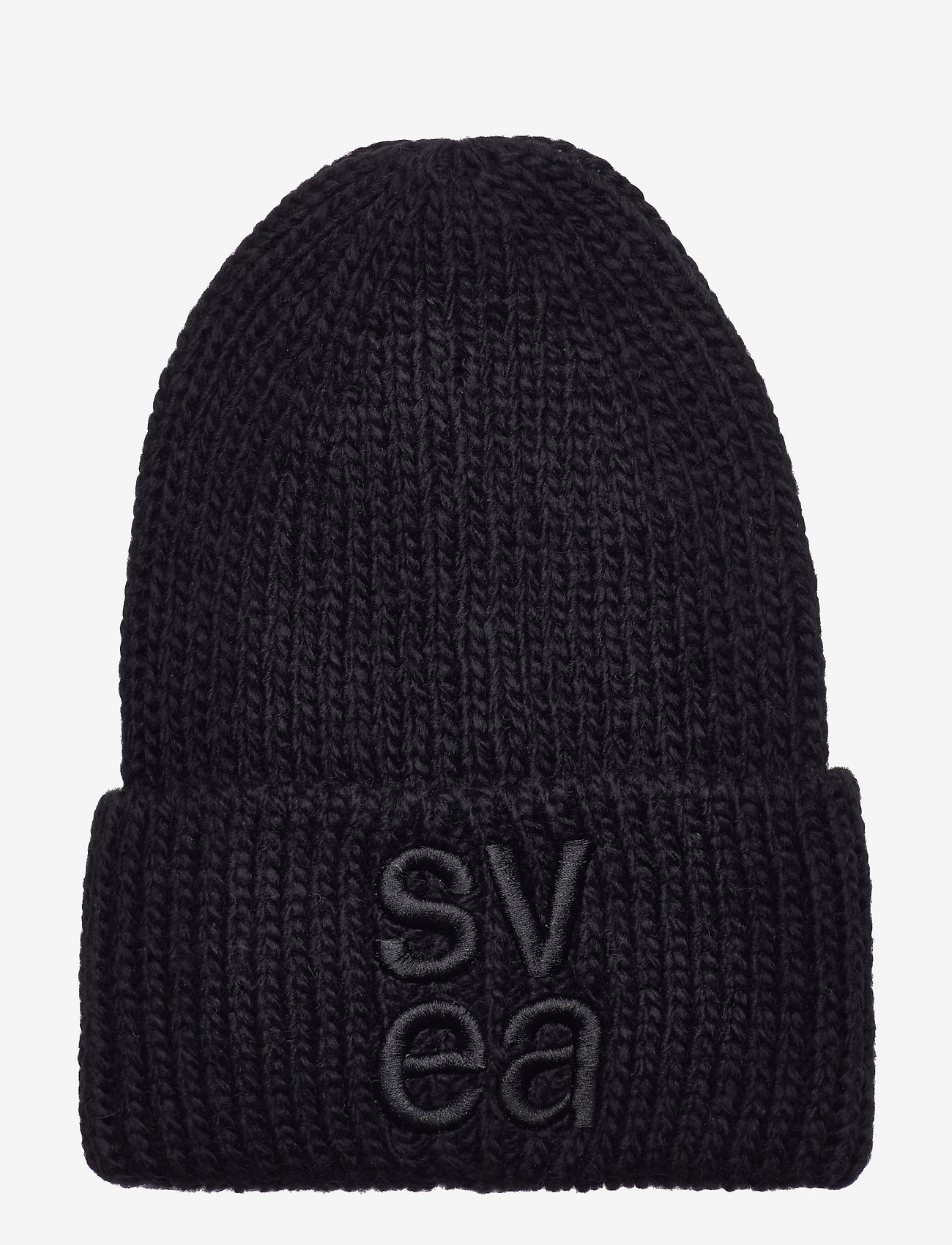 Chunky Svea Beanie - BLACK