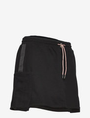 Svea - W. Pocket Sweat Skirt - short skirts - black - 3