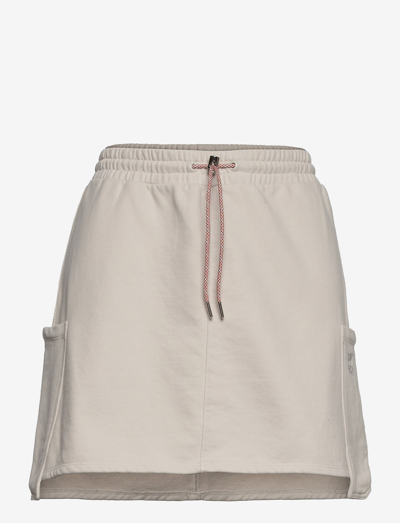 Svea - W. Pocket Sweat Skirt - minihameet - chalk - 0