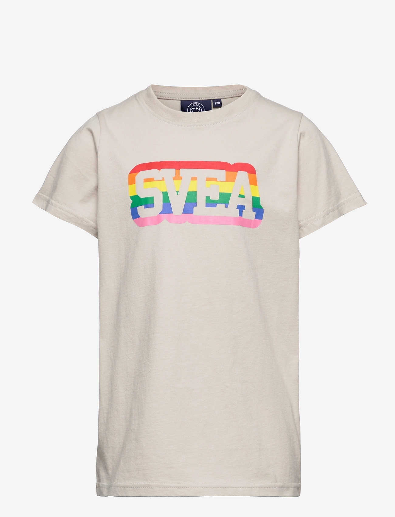 K. Rainbow Tee - CHALK