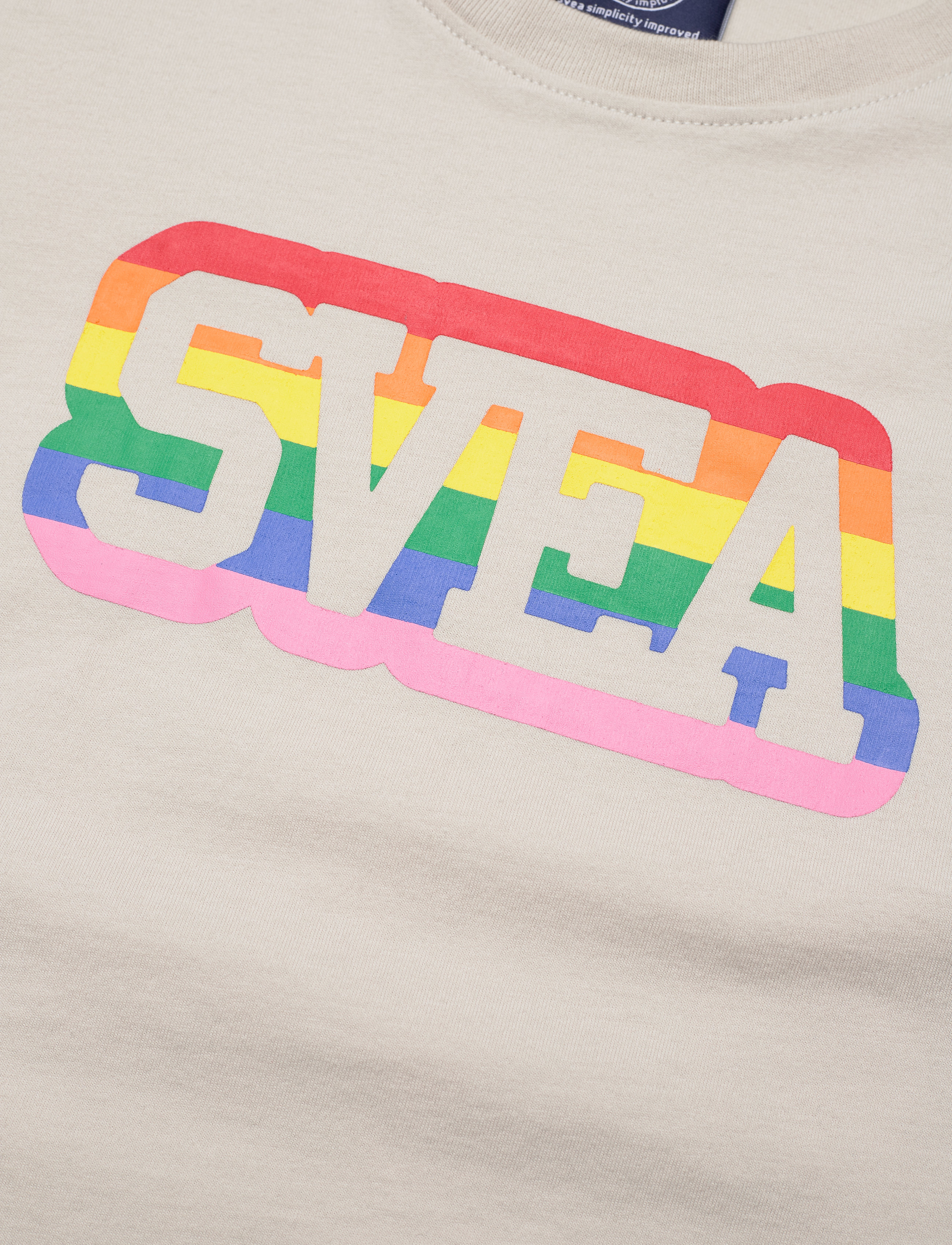 Svea - K. Rainbow Tee - chalk - 2