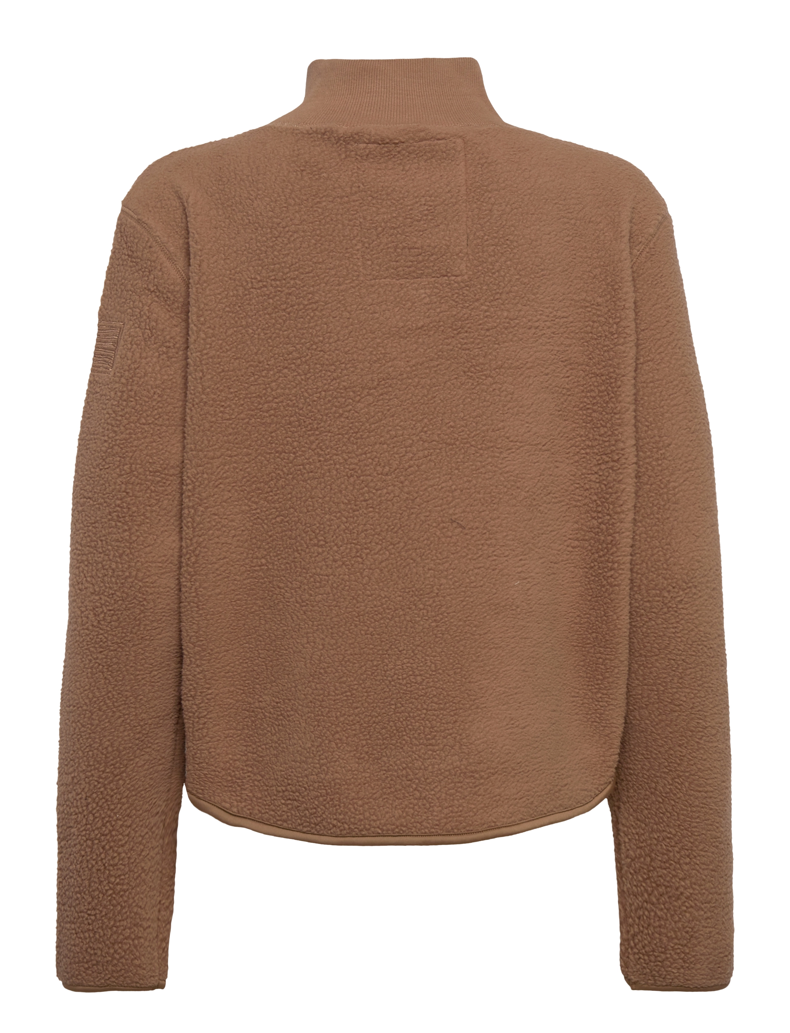Svea - W. Half Zip Pile - camel - 1