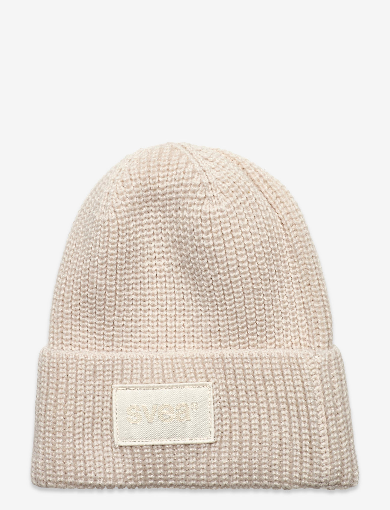 Svea - Svea Squared Logo Beanie - broken white - 0