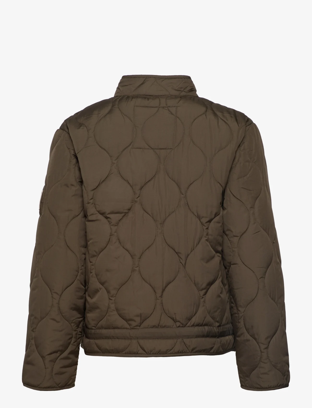 Svea - W. Quilted Jacket - kevättakit - dark army - 1