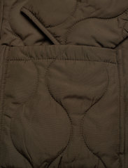 Svea - W. Quilted Jacket - spring jackets - dark army - 5
