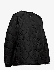 Svea - W. Mid Length Quilted Jacket - frühlingsjacken - black - 3