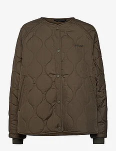 W. Mid Length Quilted Jacket, Svea