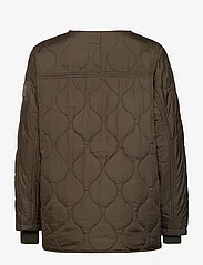 Svea - W. Mid Length Quilted Jacket - spring jackets - dark army - 1