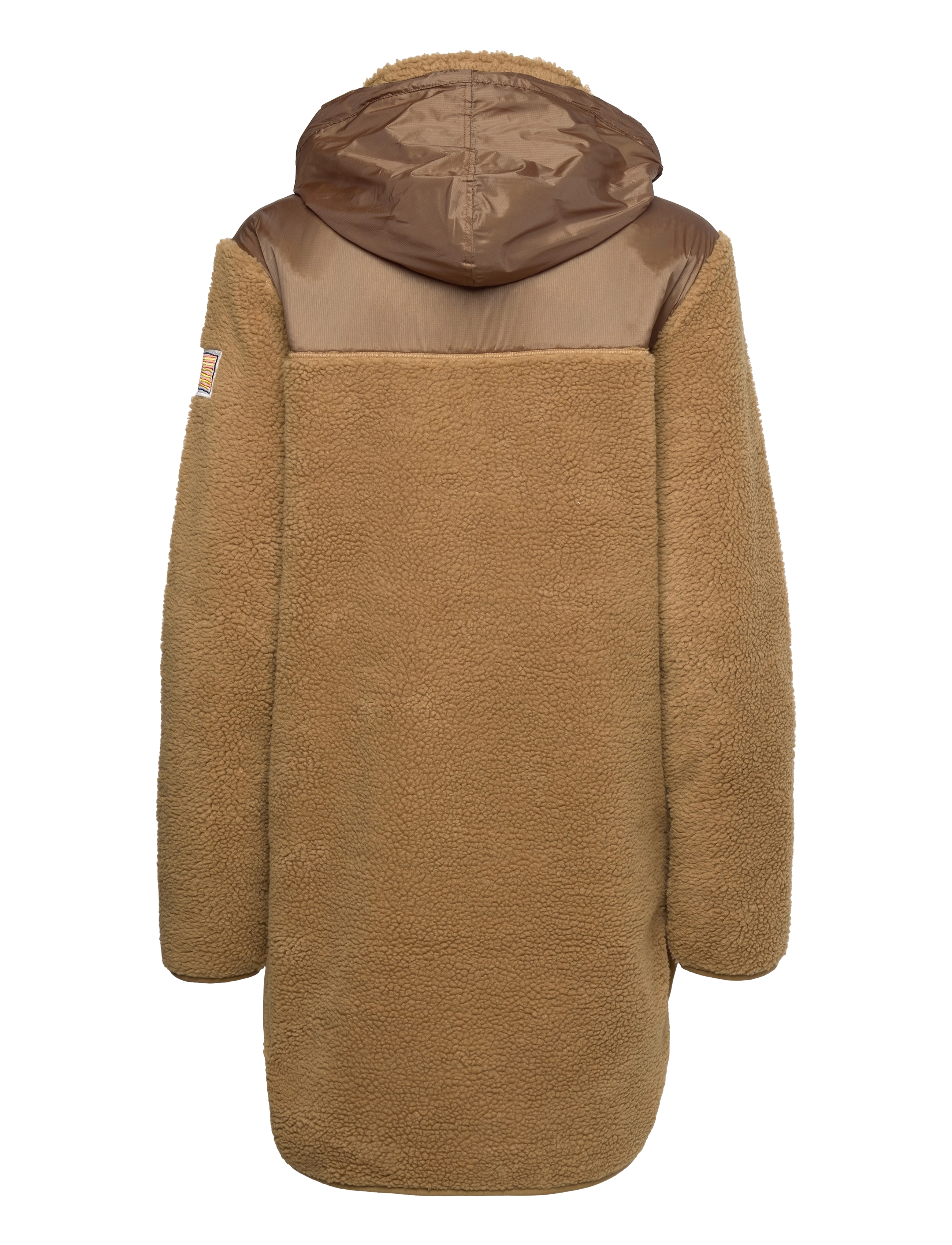 Svea - W. Teddy Pile Hood Jacket - khaki - 1
