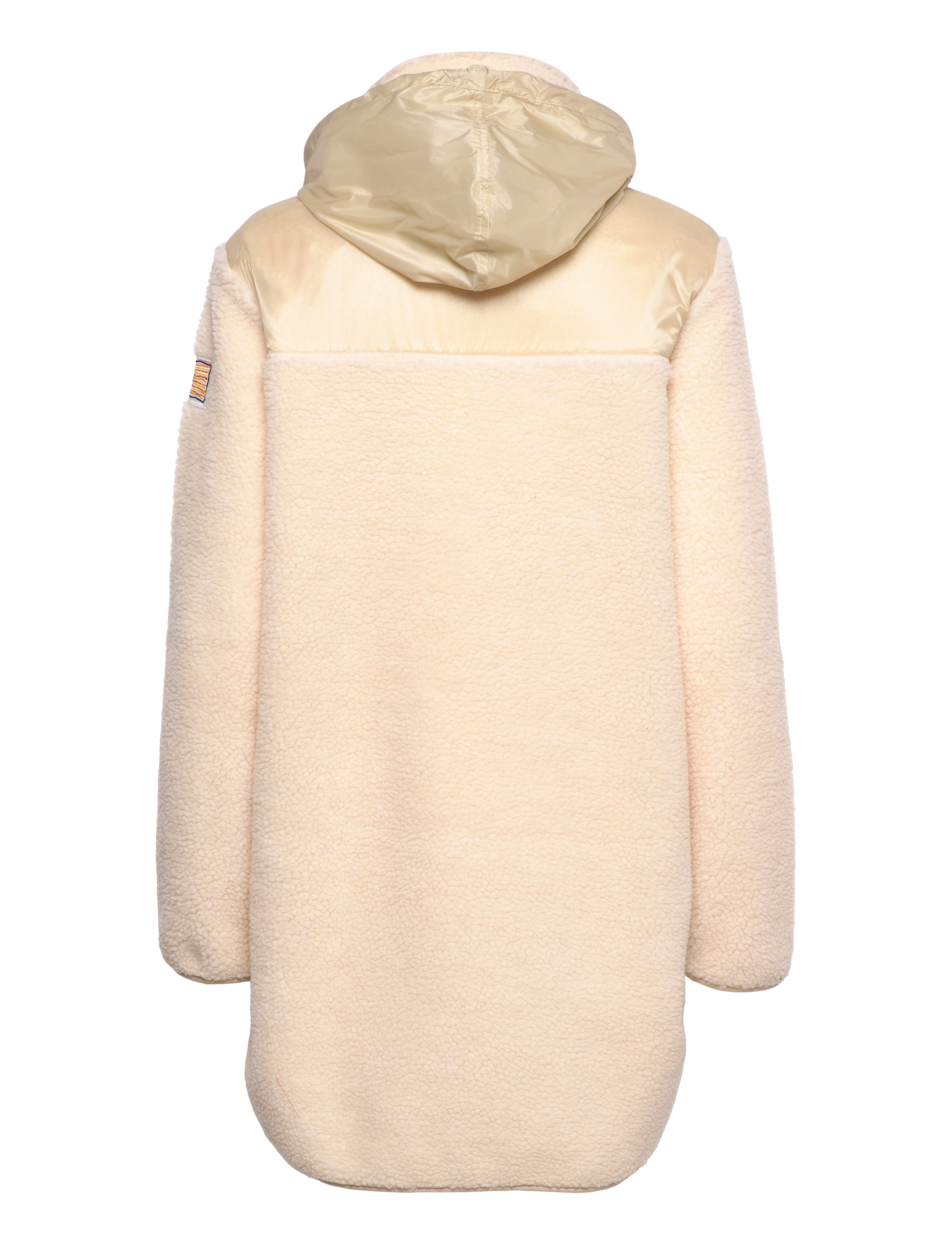 Svea - W. Teddy Pile Hood Jacket - offwhite - 1