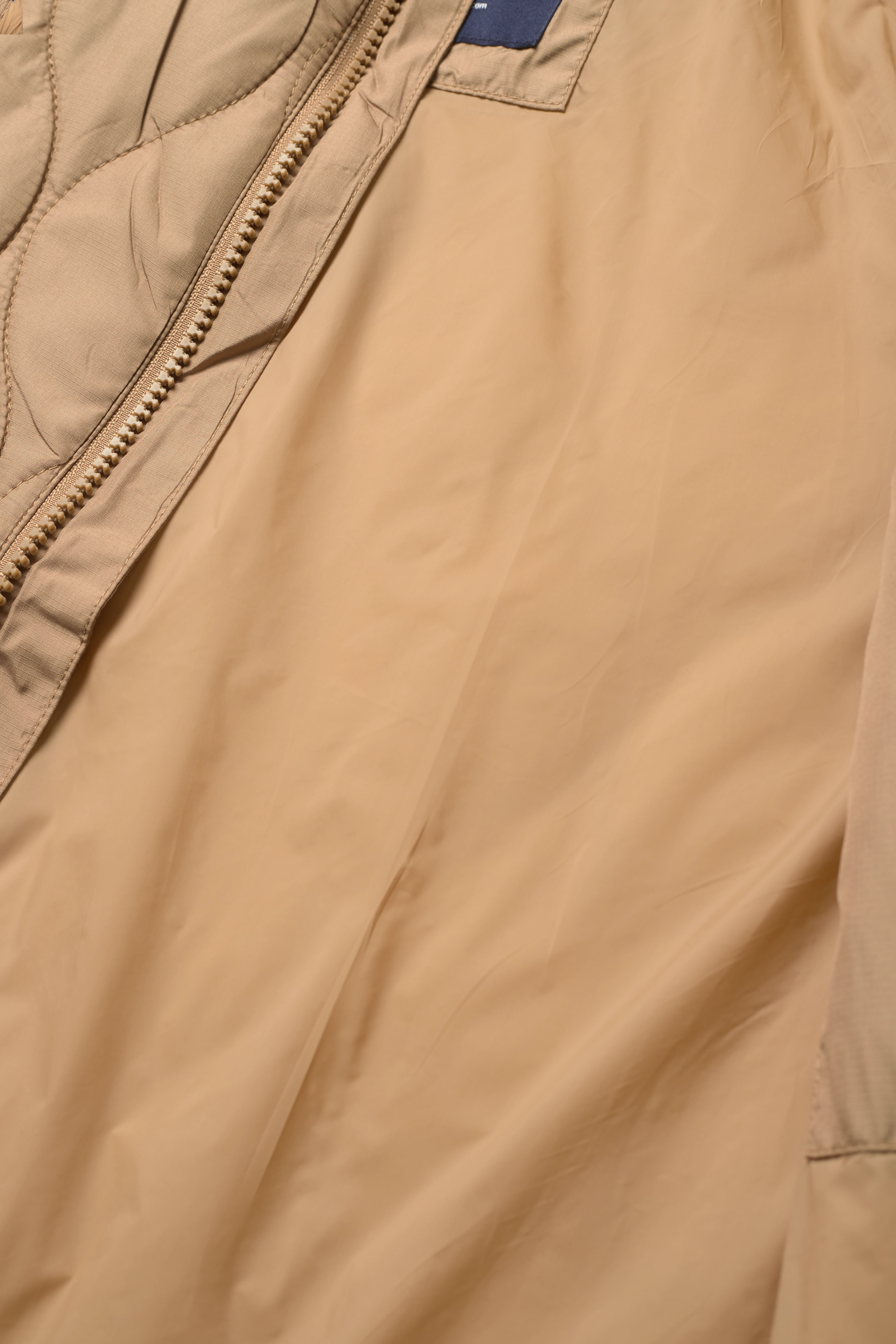 Svea - K. Quilted Long Jacket - khaki - 4