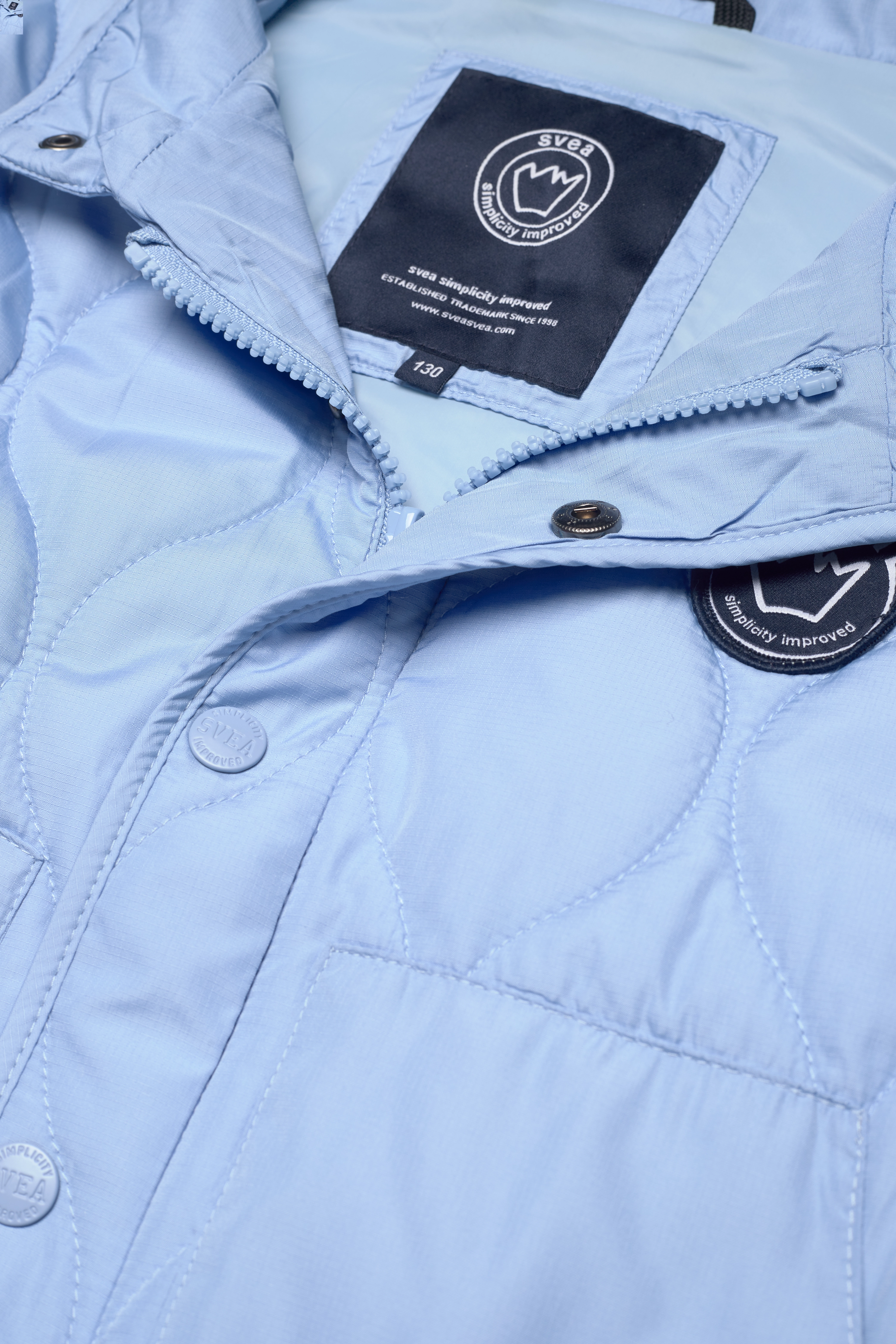 Svea - K. Quilted Vest - sport - light blue - 2