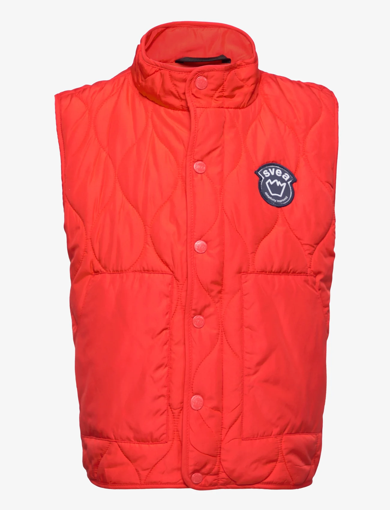 Svea - K. Quilted Vest - lapsed - red - 0