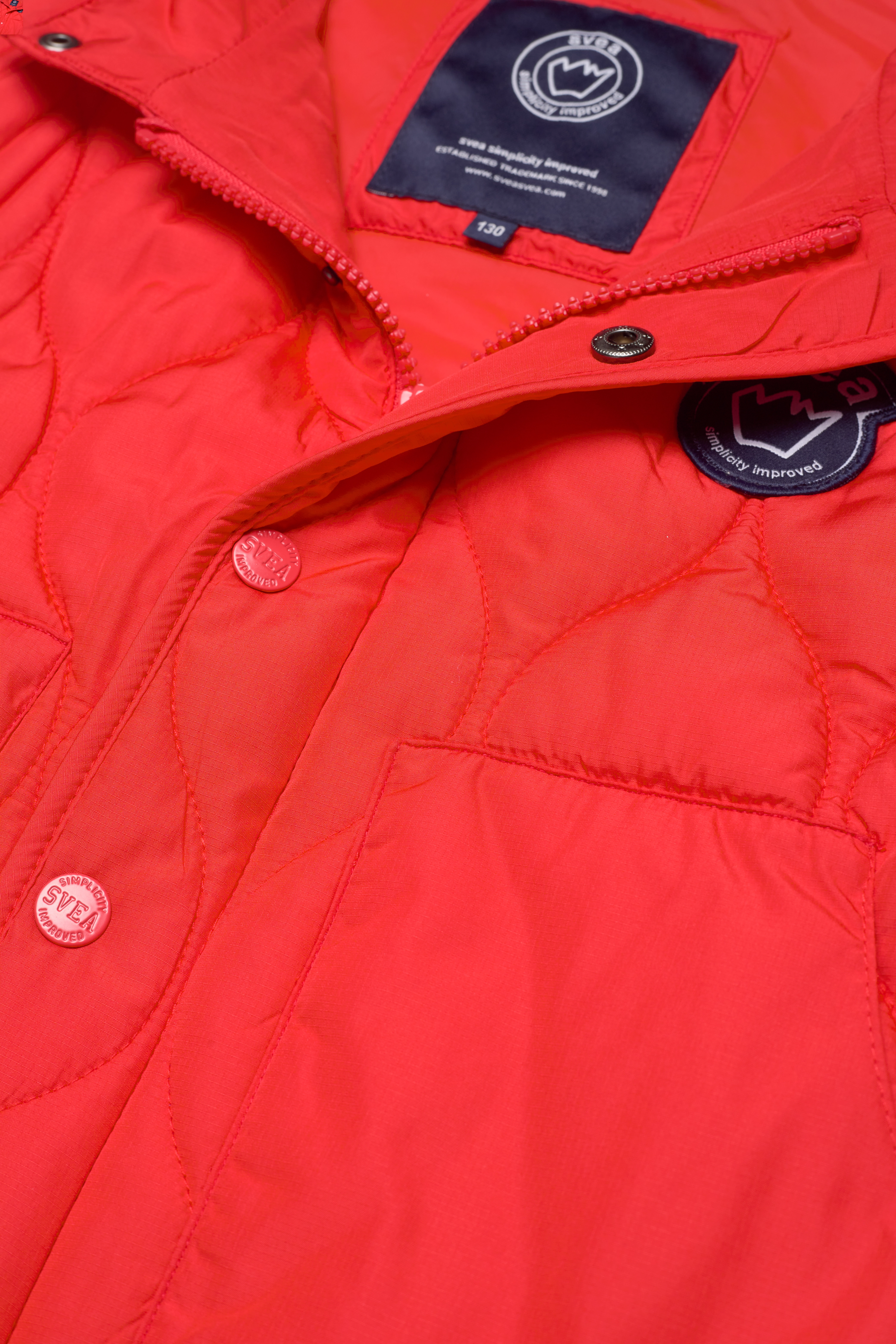 Svea - K. Quilted Vest - red - 2