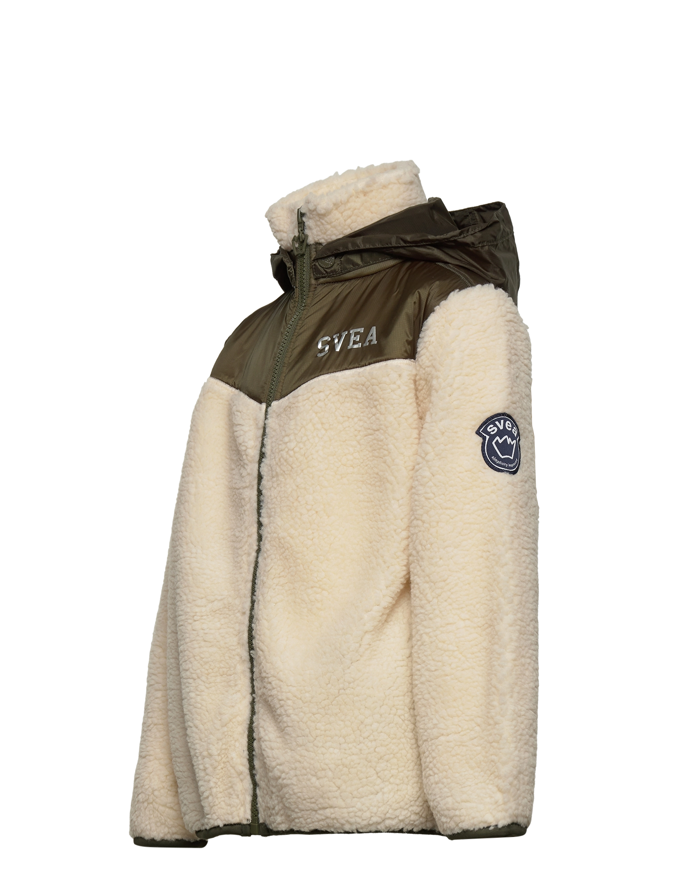 Svea - K. City Hike Pile Jacket - offwhite - 2