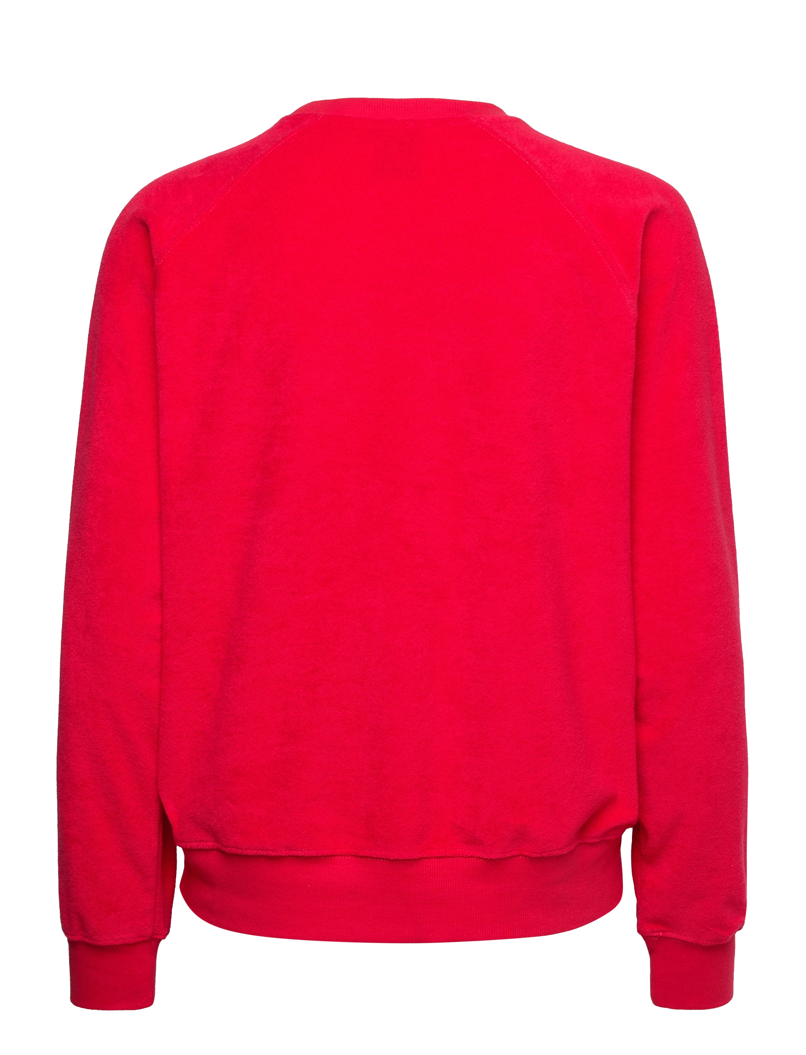 Svea - W. Terry Crew Neck - red - 1