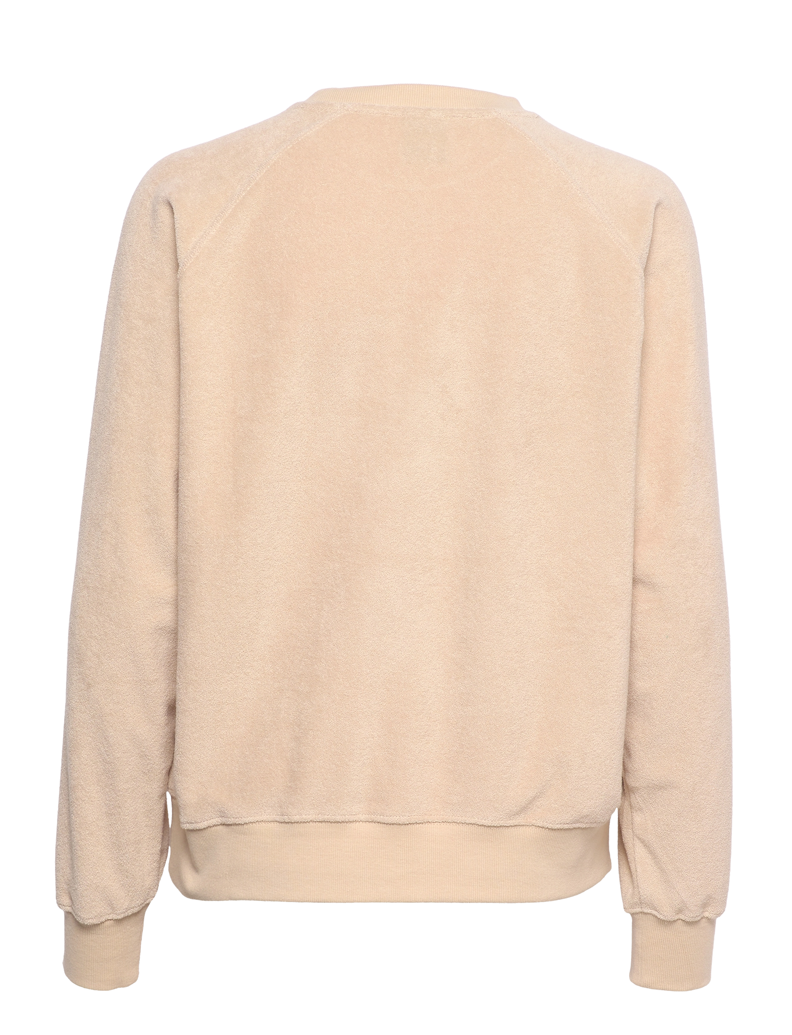 Svea - W. Terry Crew Neck - sand - 1
