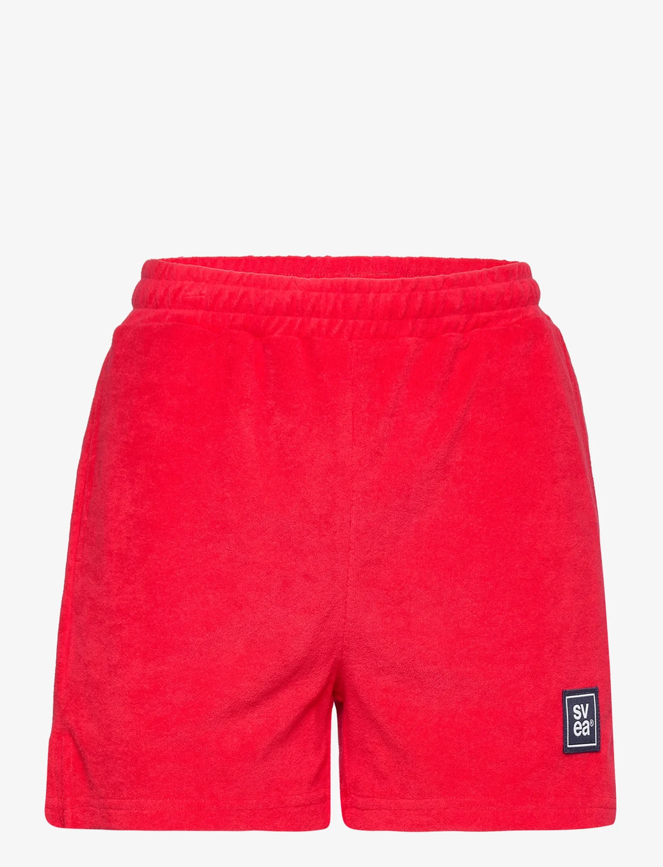 Svea - W. Terry Shorts - casual shorts - red - 0