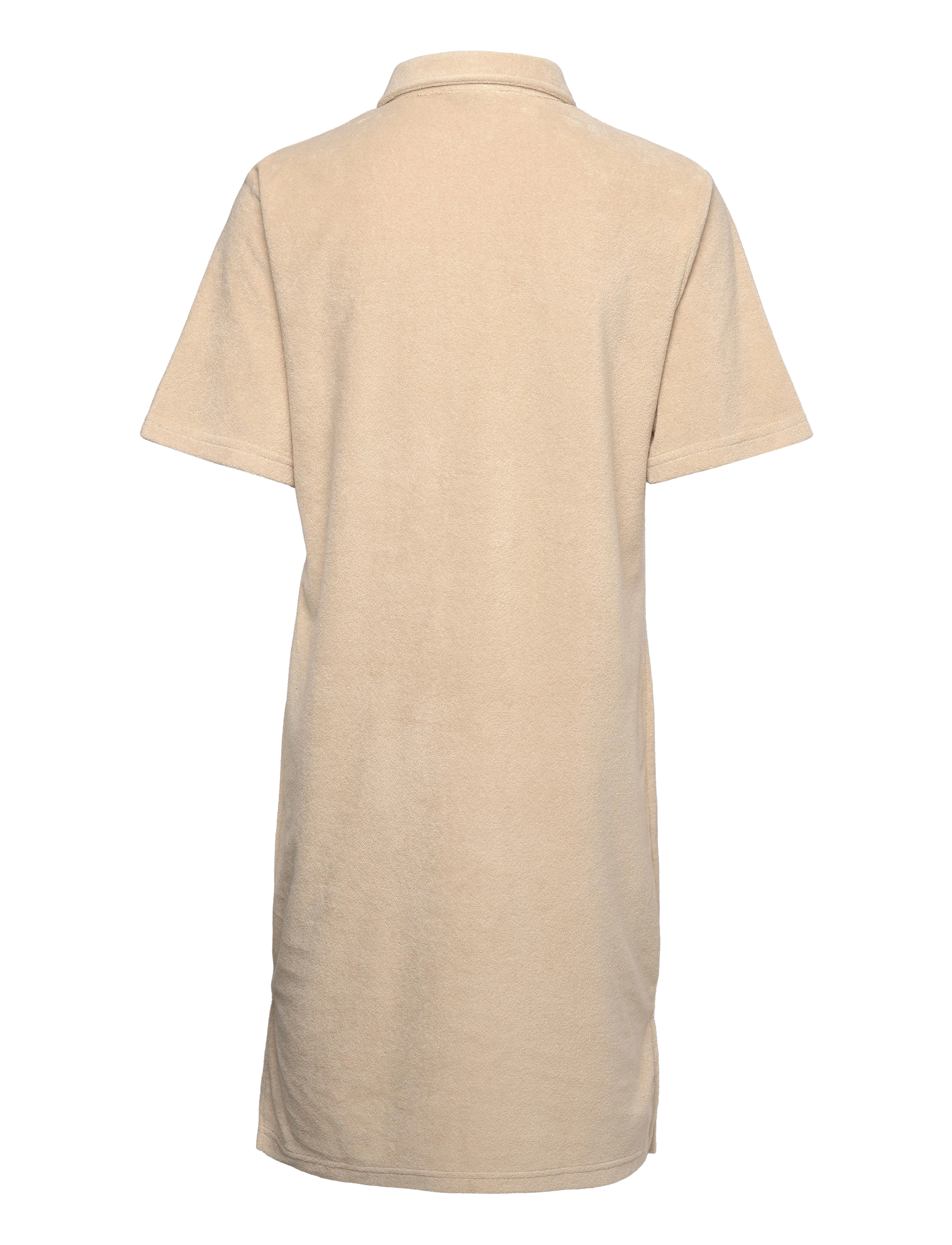 Svea - W. Terry Short Sleeve Dress - sand - 1