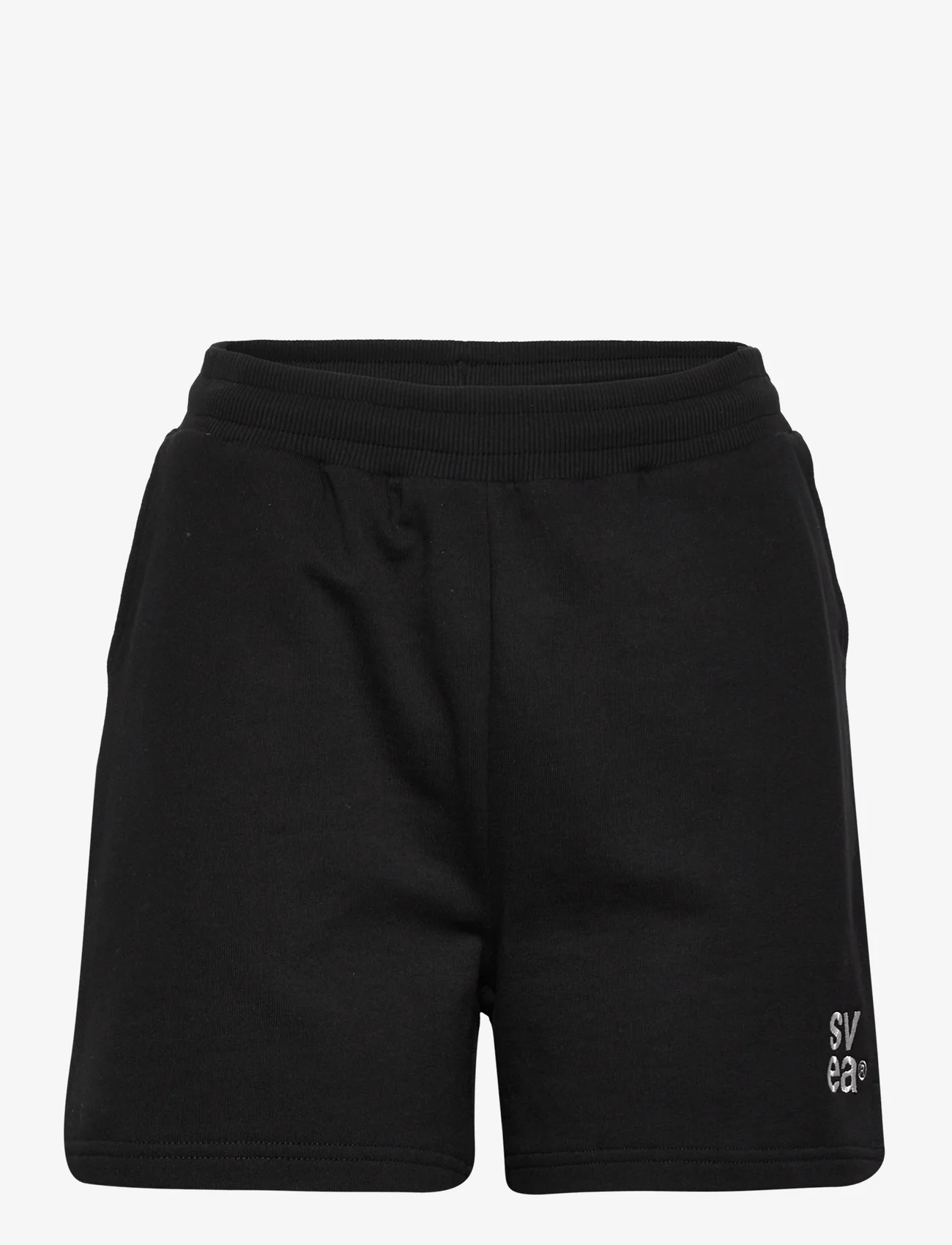 Svea - W. Sweat Shorts - sweatshorts - black - 0