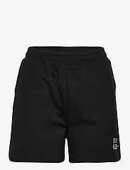 Svea - W. Sweat Shorts - collegeshortsit - black - 0
