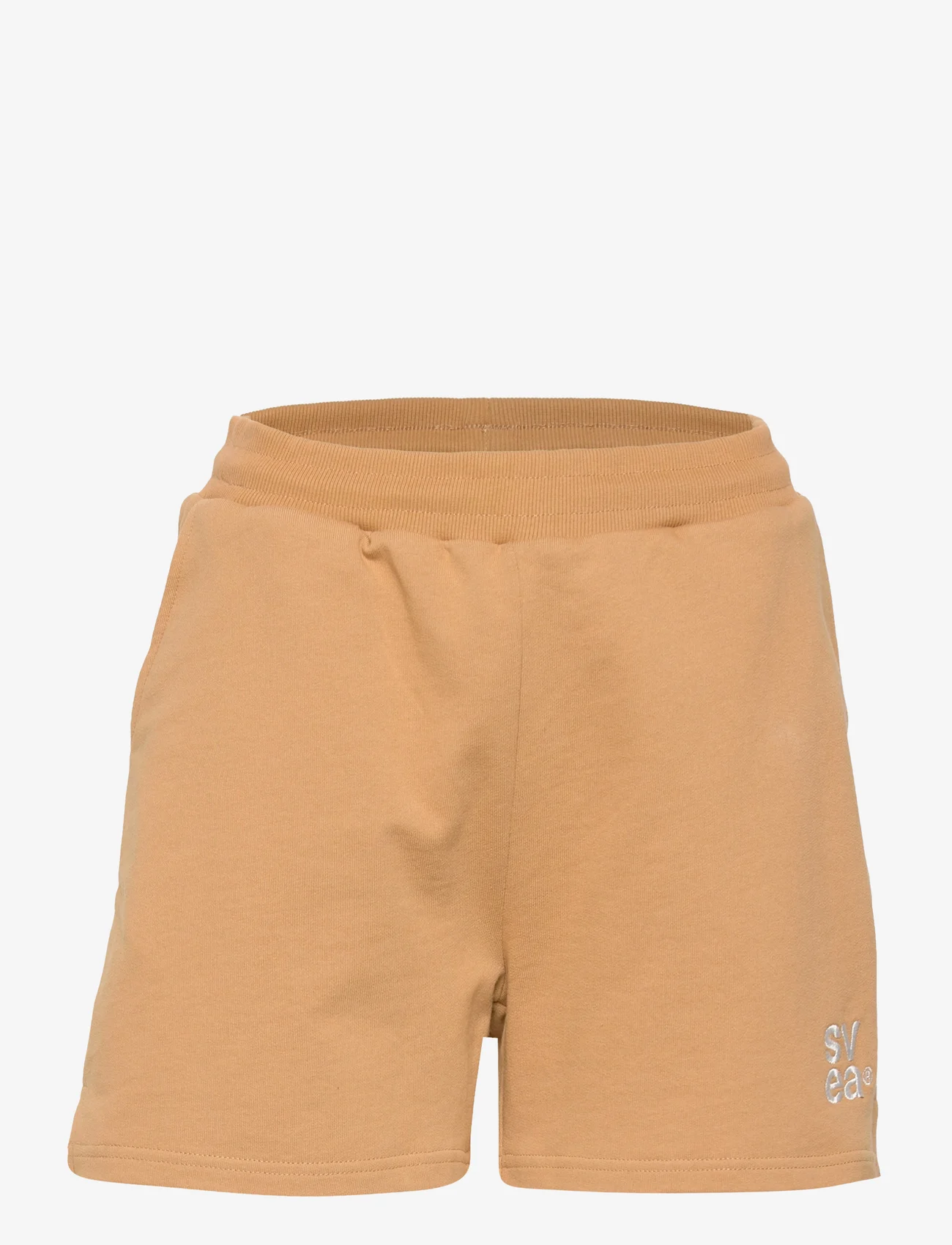 Svea - W. Sweat Shorts - sweat shorts - khaki - 0