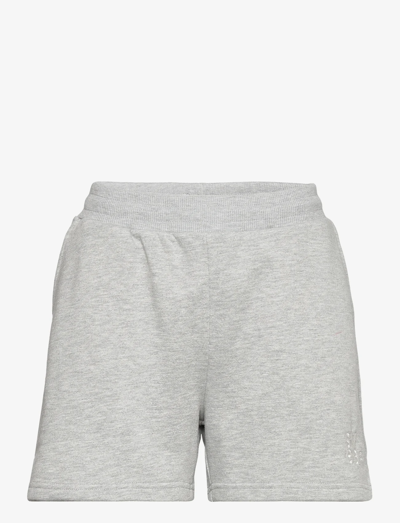 Svea - W. Sweat Shorts - sweatshorts - light grey melange - 0