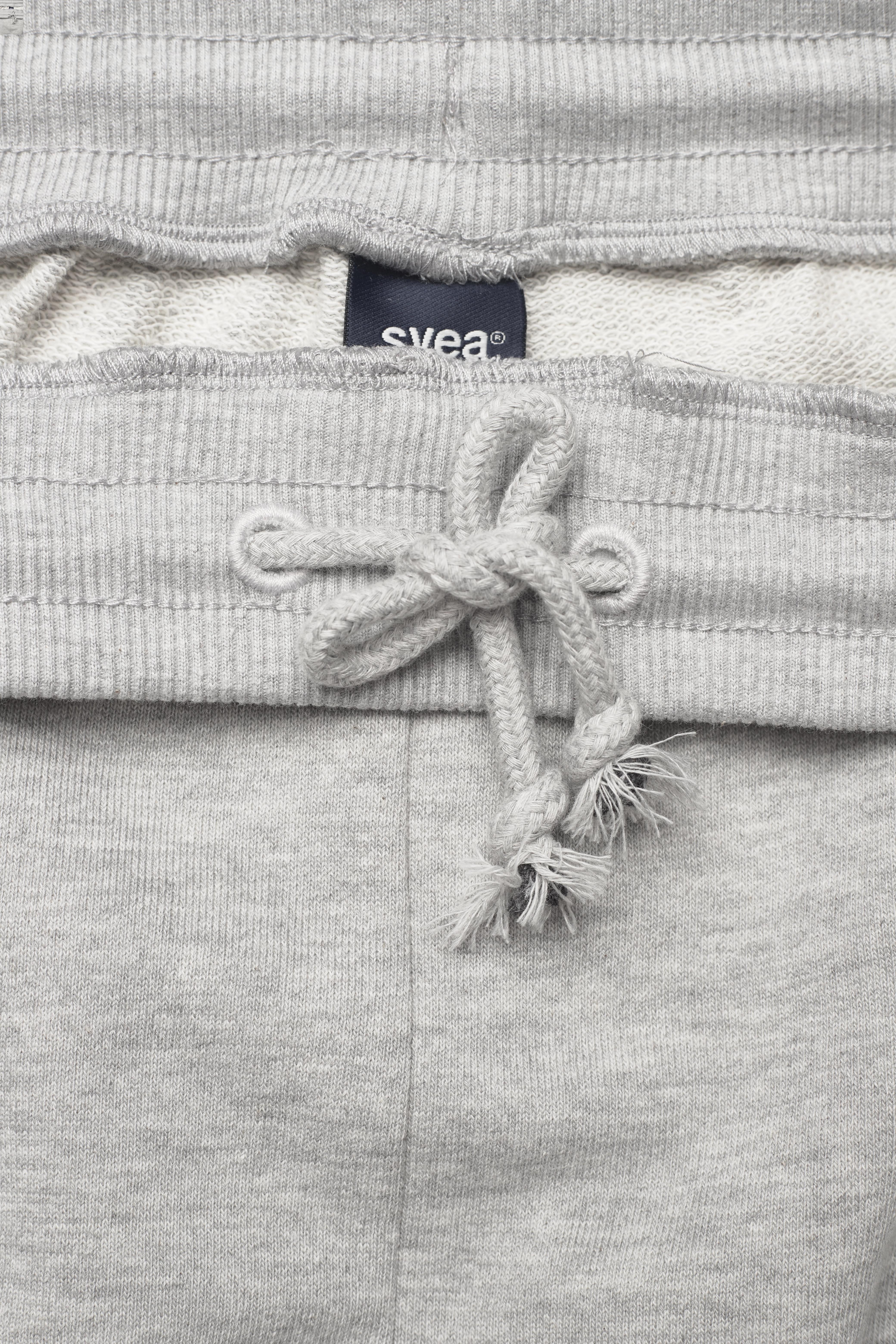 Svea - W. Sweat Shorts - sweatshorts - light grey melange - 4