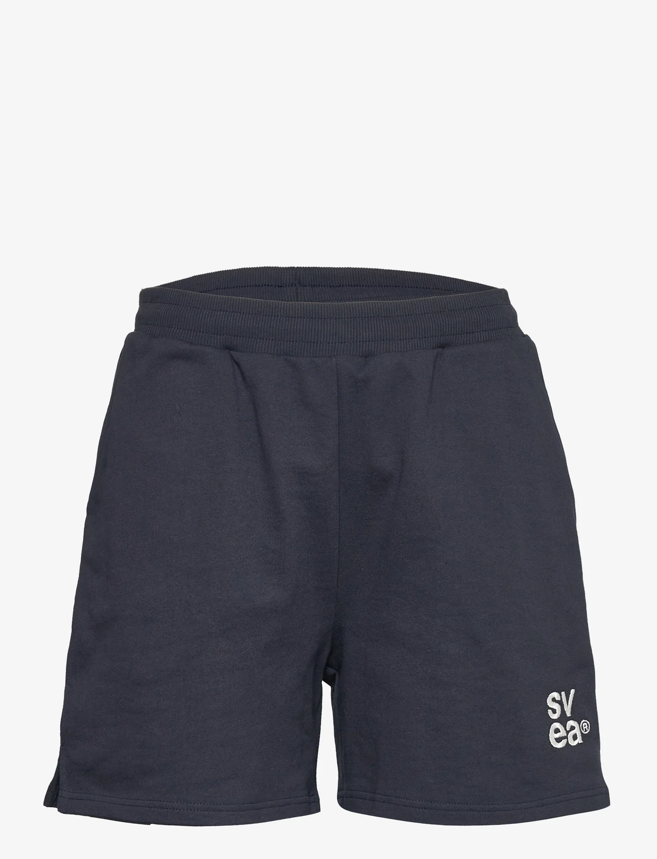 Svea - W. Sweat Shorts - sweatshorts - navy - 0