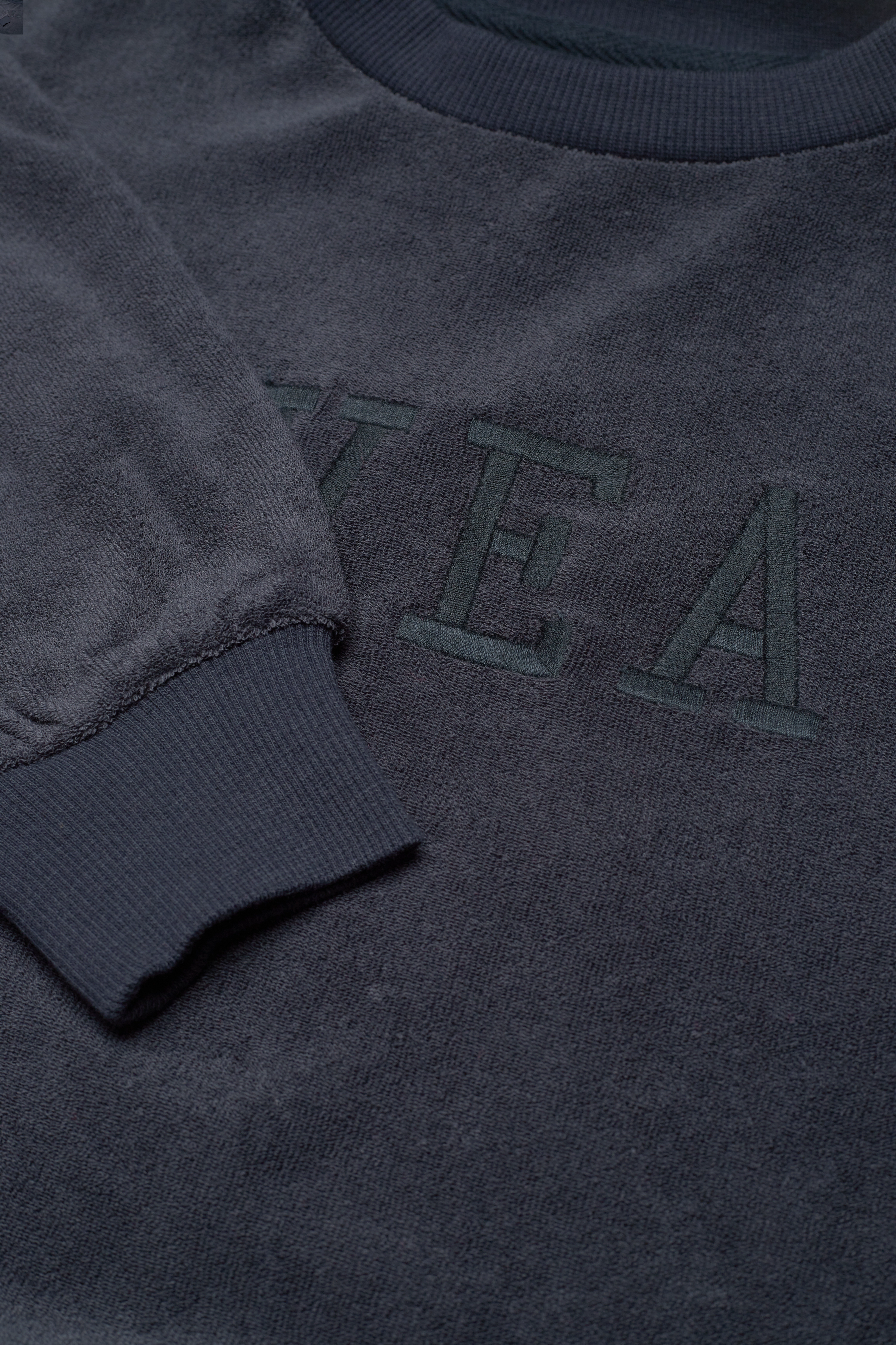 Svea - K. Terry Crew Sweat - navy - 2
