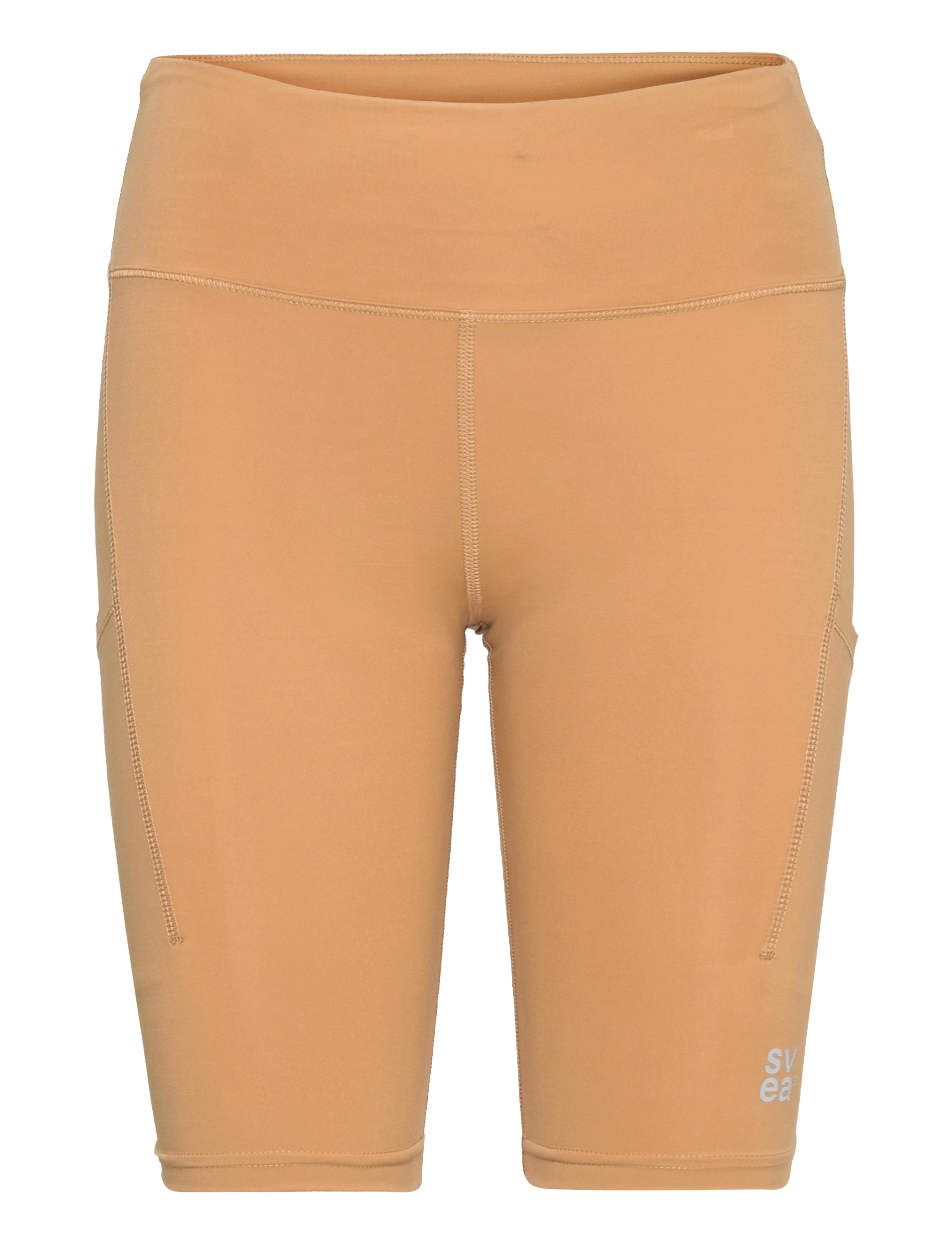Svea W. Sporty Seam Shorts, S, Braun - Cycling Frauen
