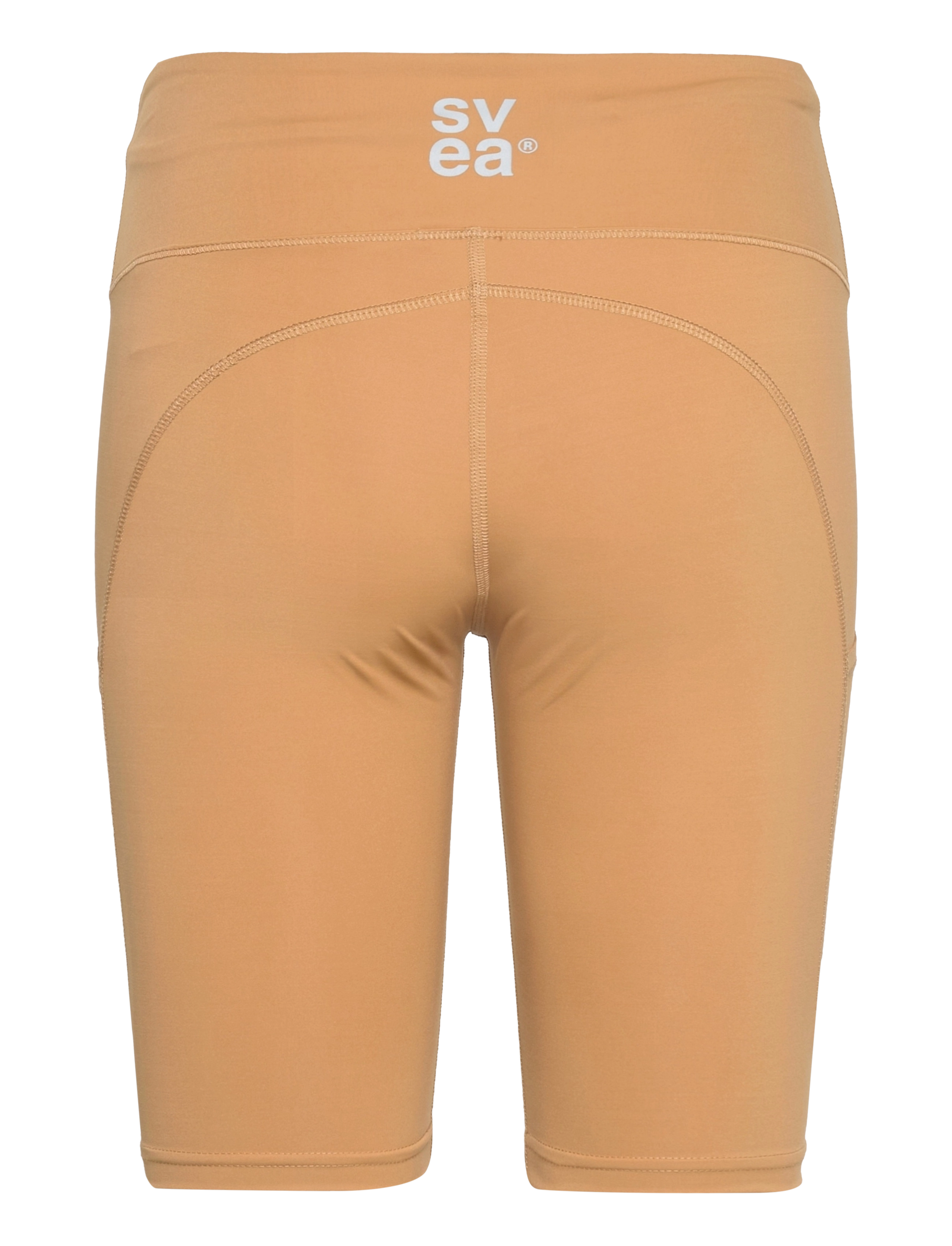 Svea - W. Sporty Seam Shorts - sportinės tamprės - khaki - 1
