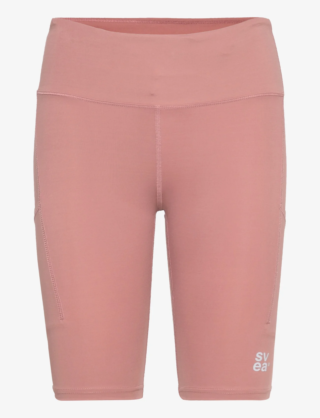 Svea - W. Sporty Seam Shorts - velo šorti - pink - 0