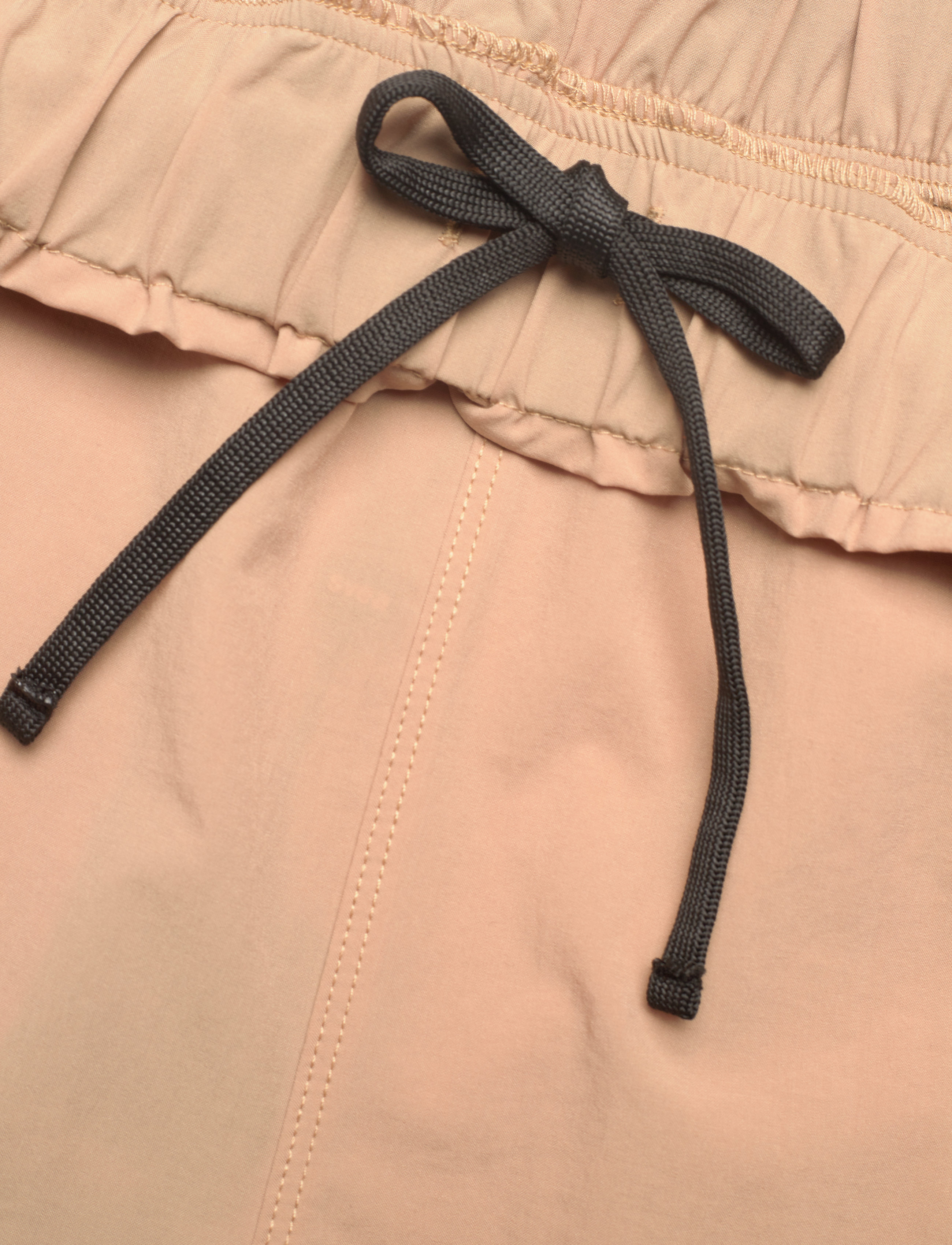 Svea - W. Drawstring Shorts - casual shorts - khaki - 3